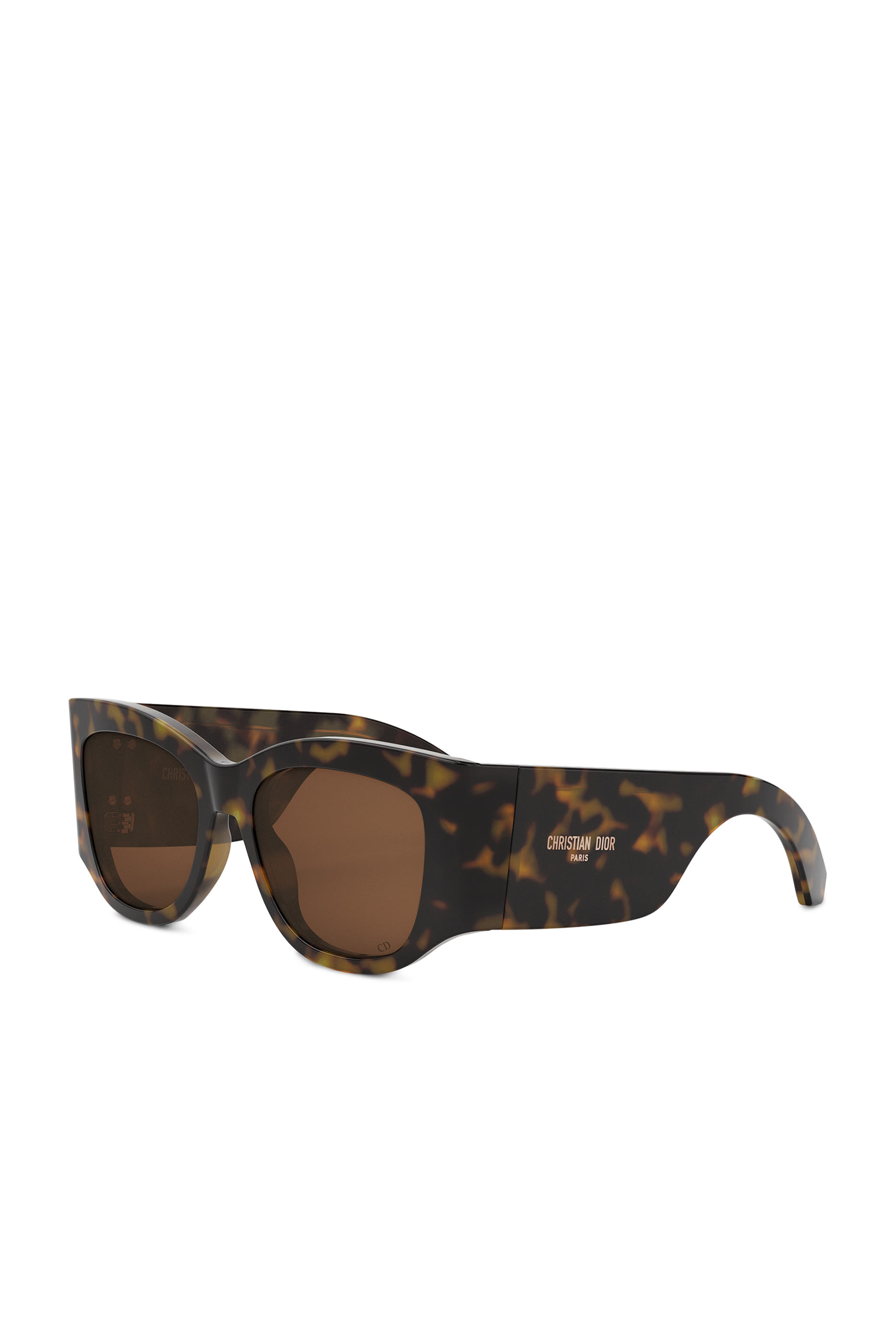 DiorNuit S1I Havana Square Sunglasses