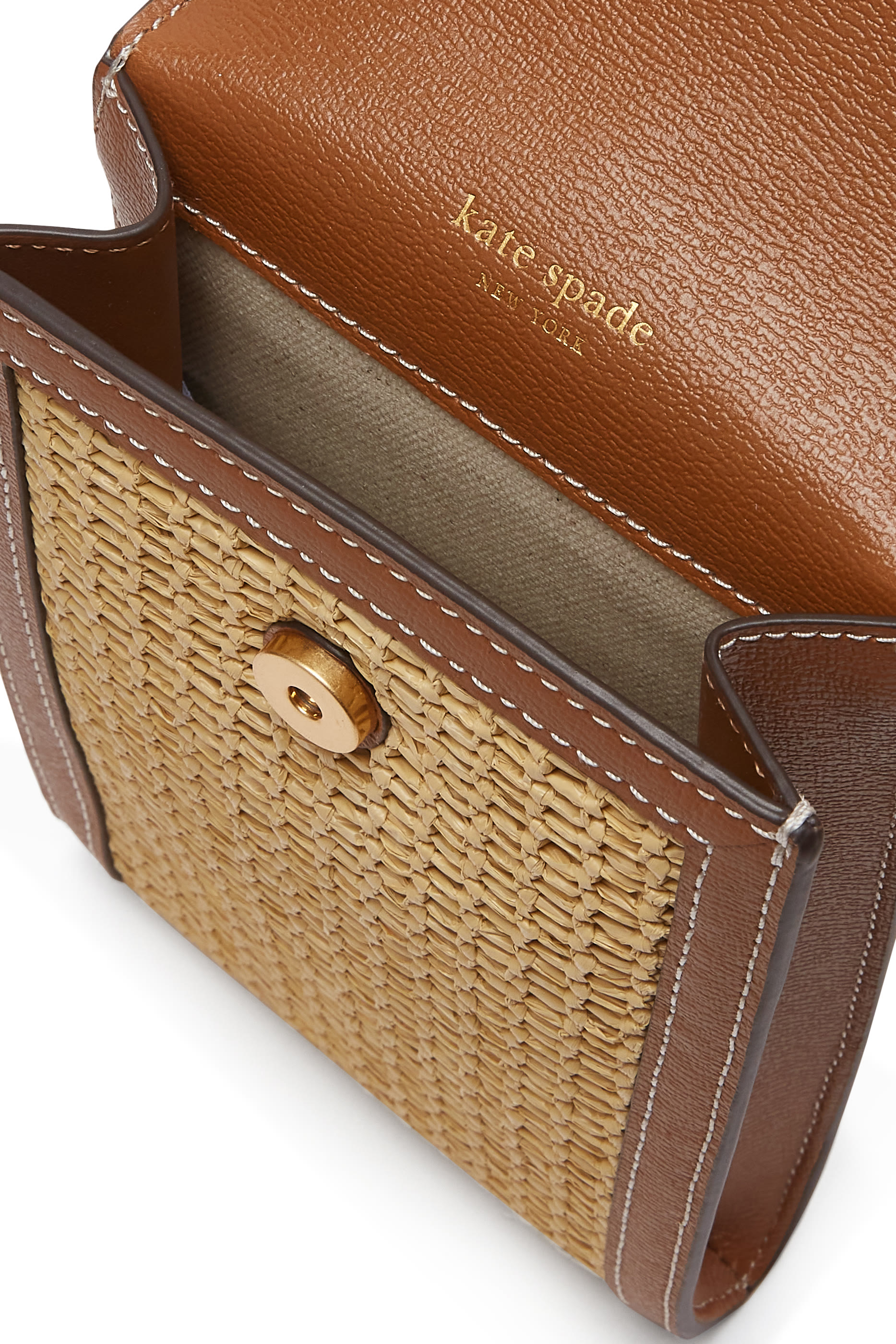 Serena Straw Phone Crossbody Bag