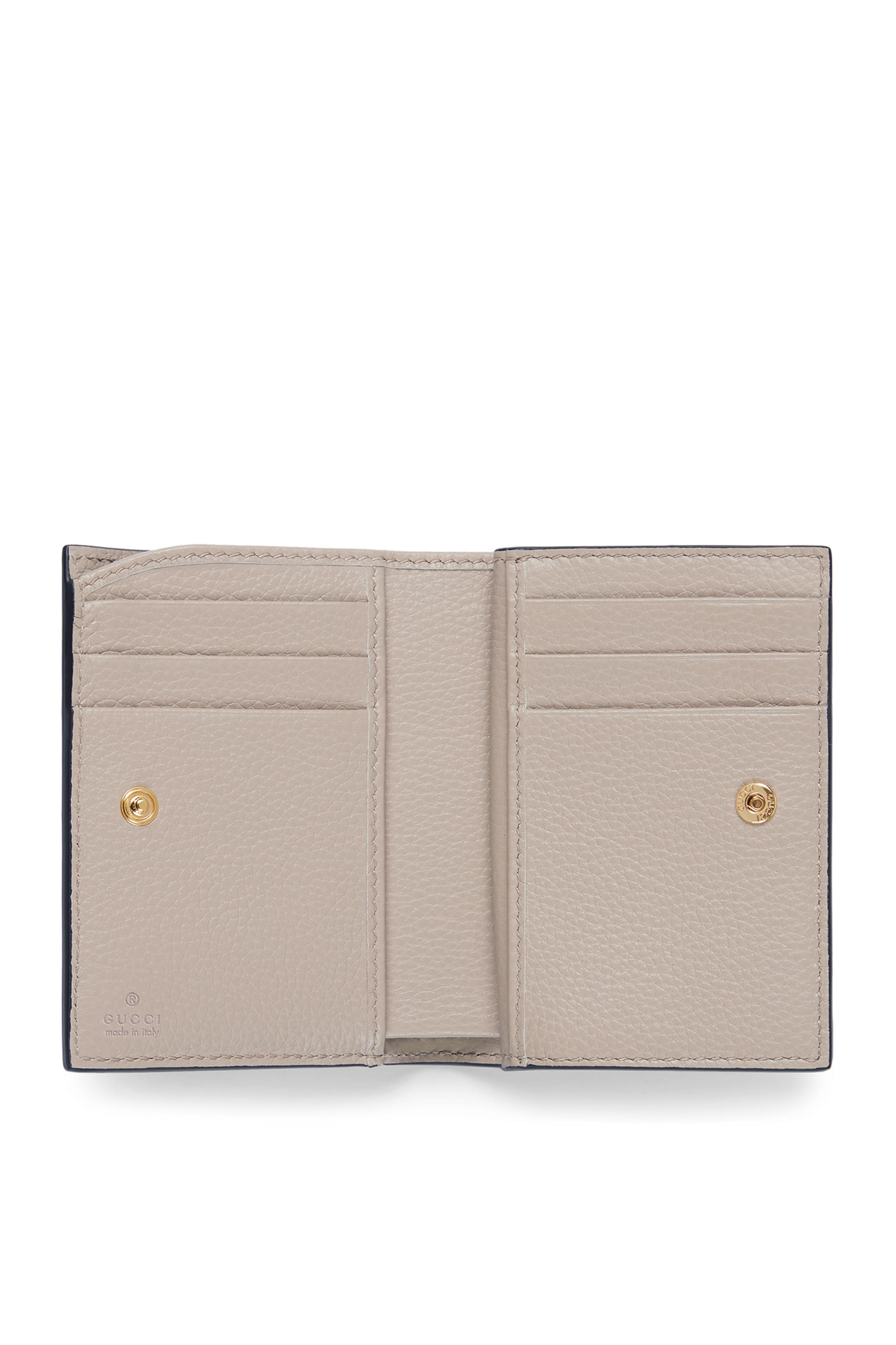 Bi-Color GG Marmont Small Wallet 