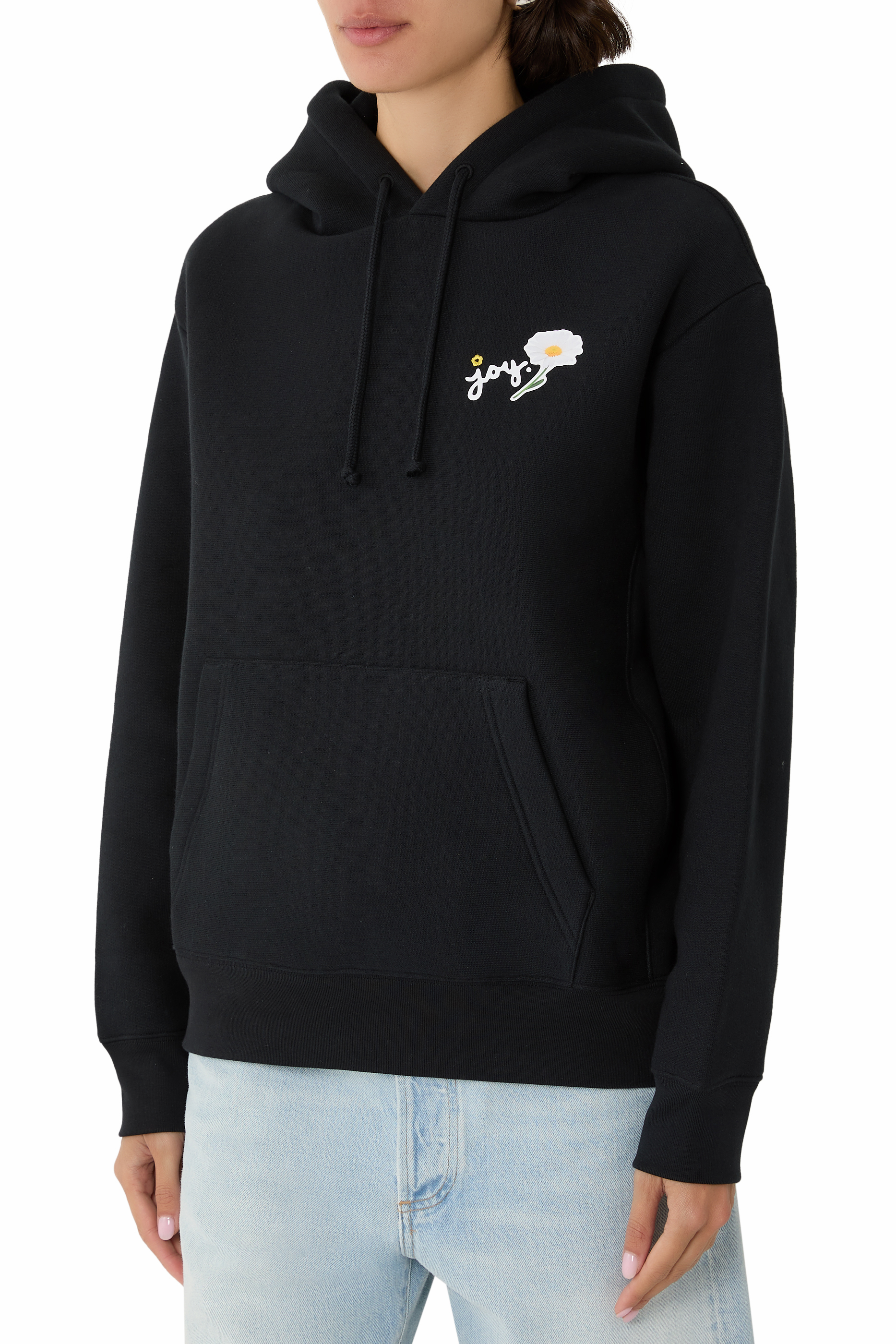 Joy Daisy Cotton Oversized Hoodie