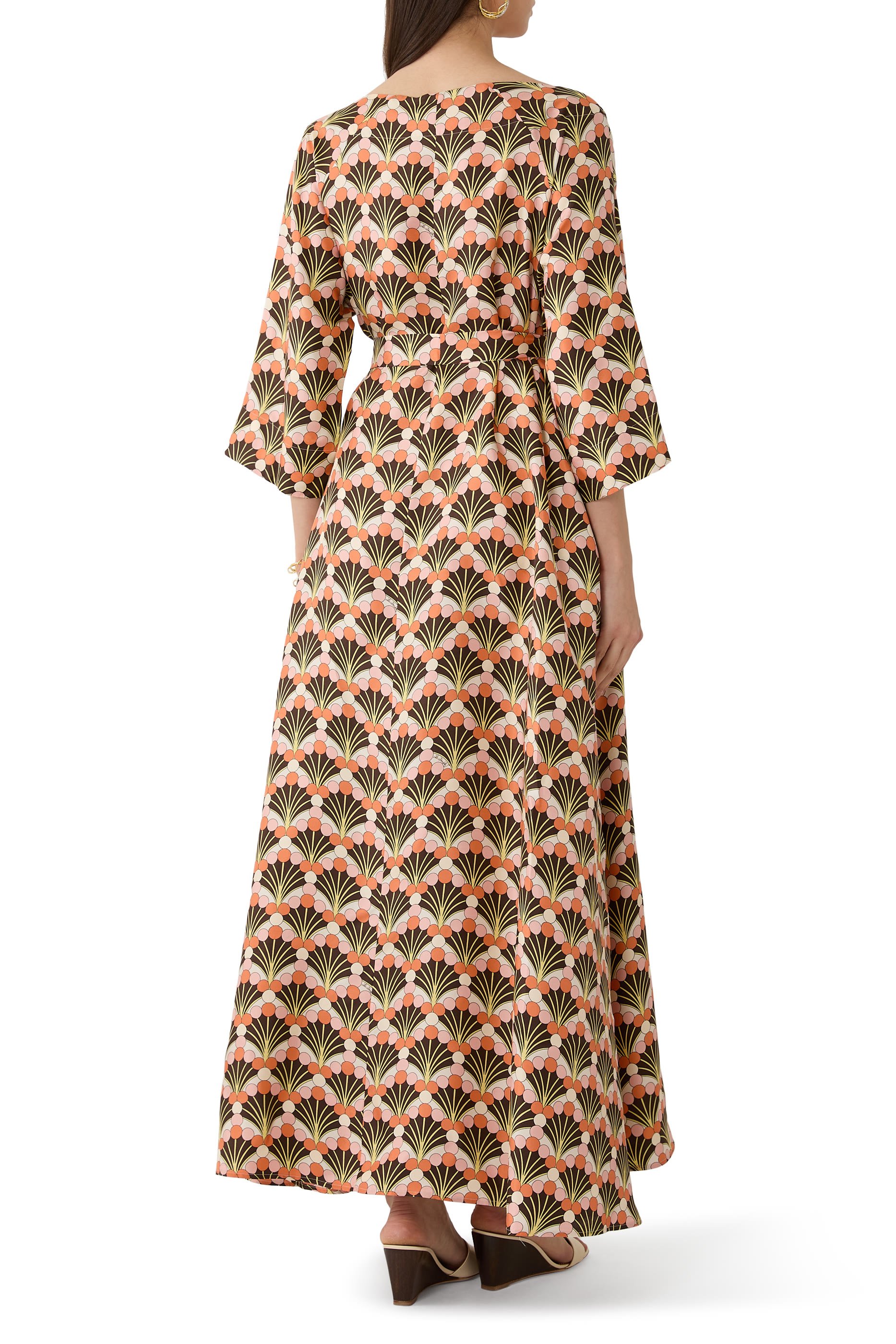 Round Neck Muumuu Dress 