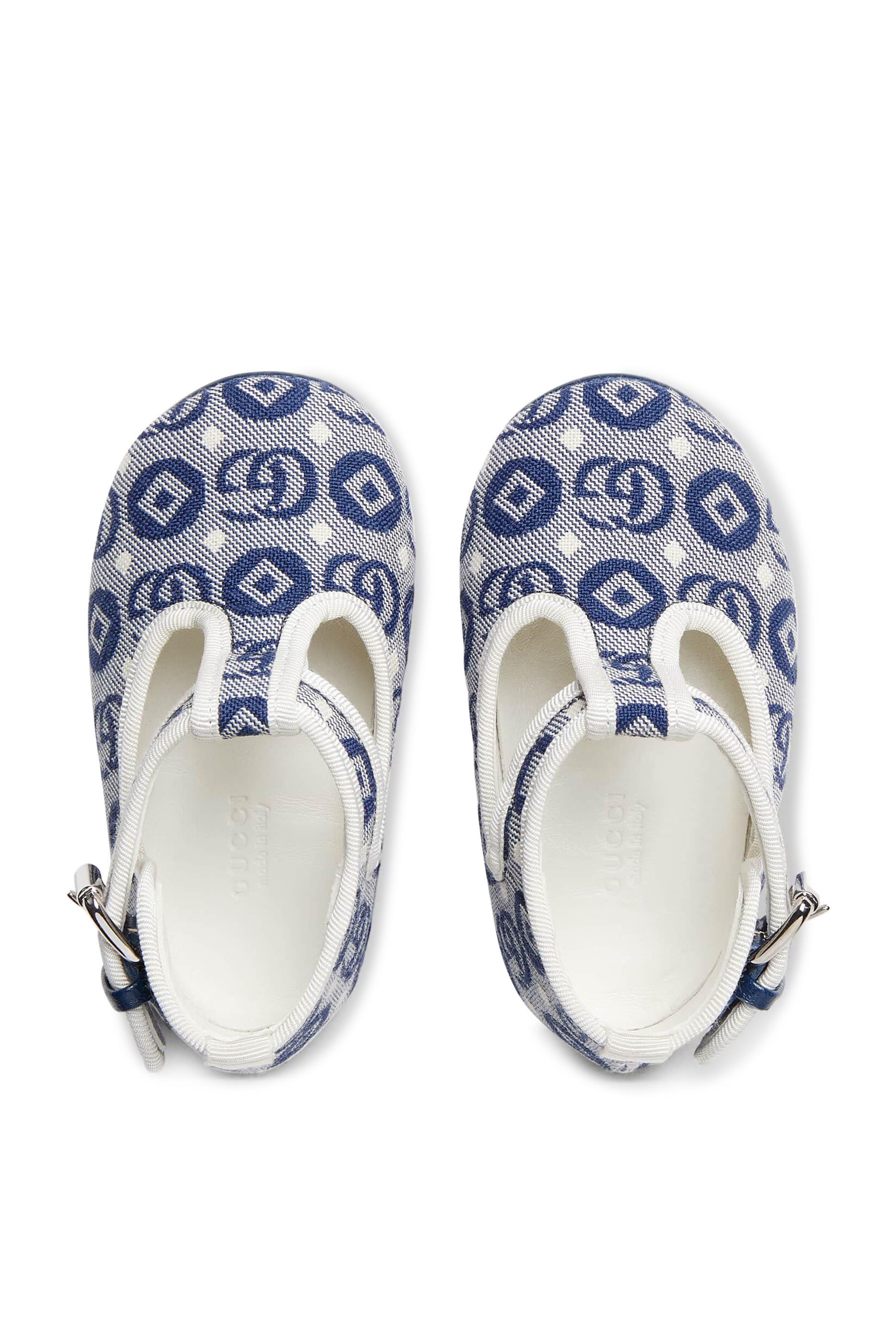 Kids Baby Double G Geometric Ballet Flats