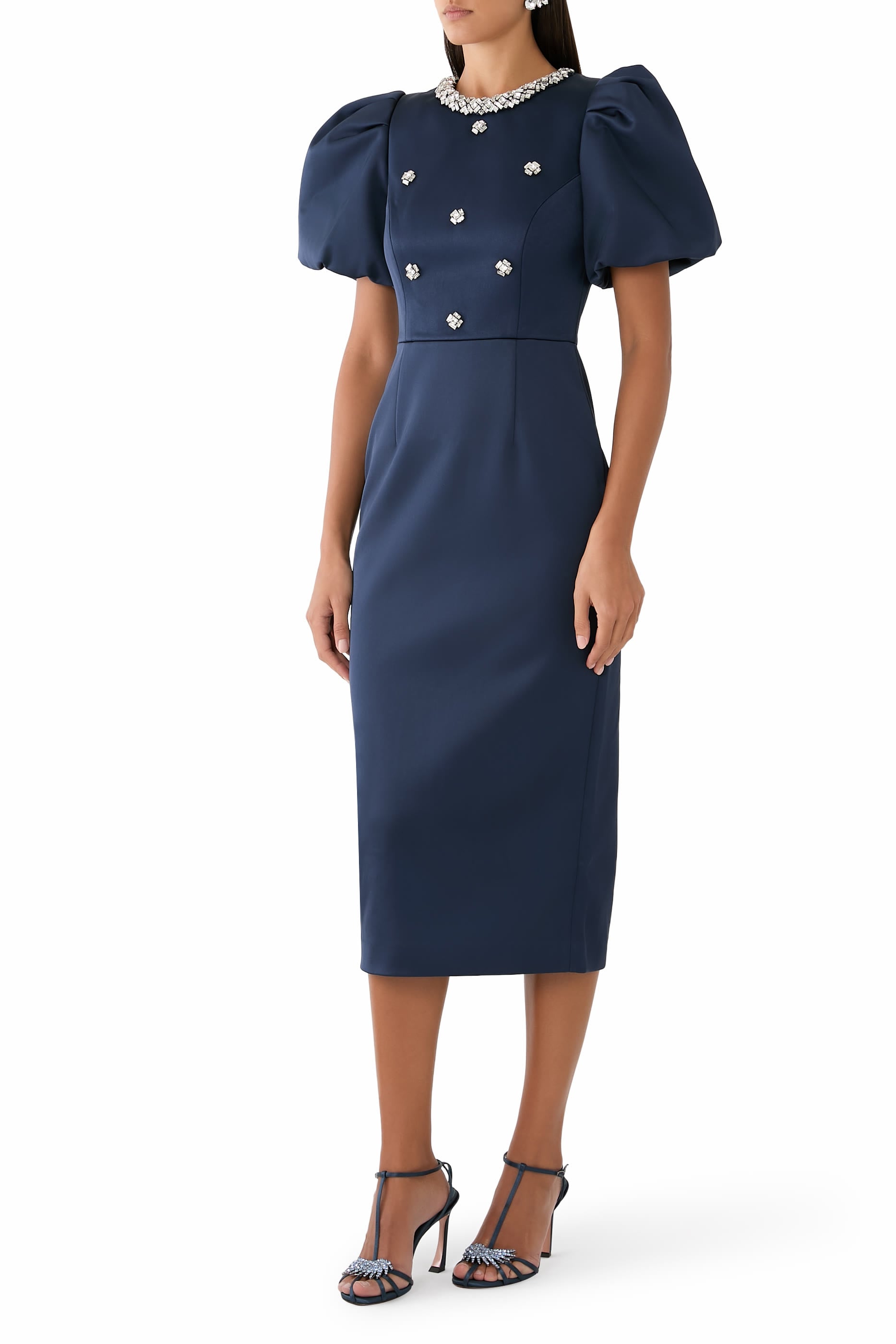 Ayla Short Sleeve Midi Dress