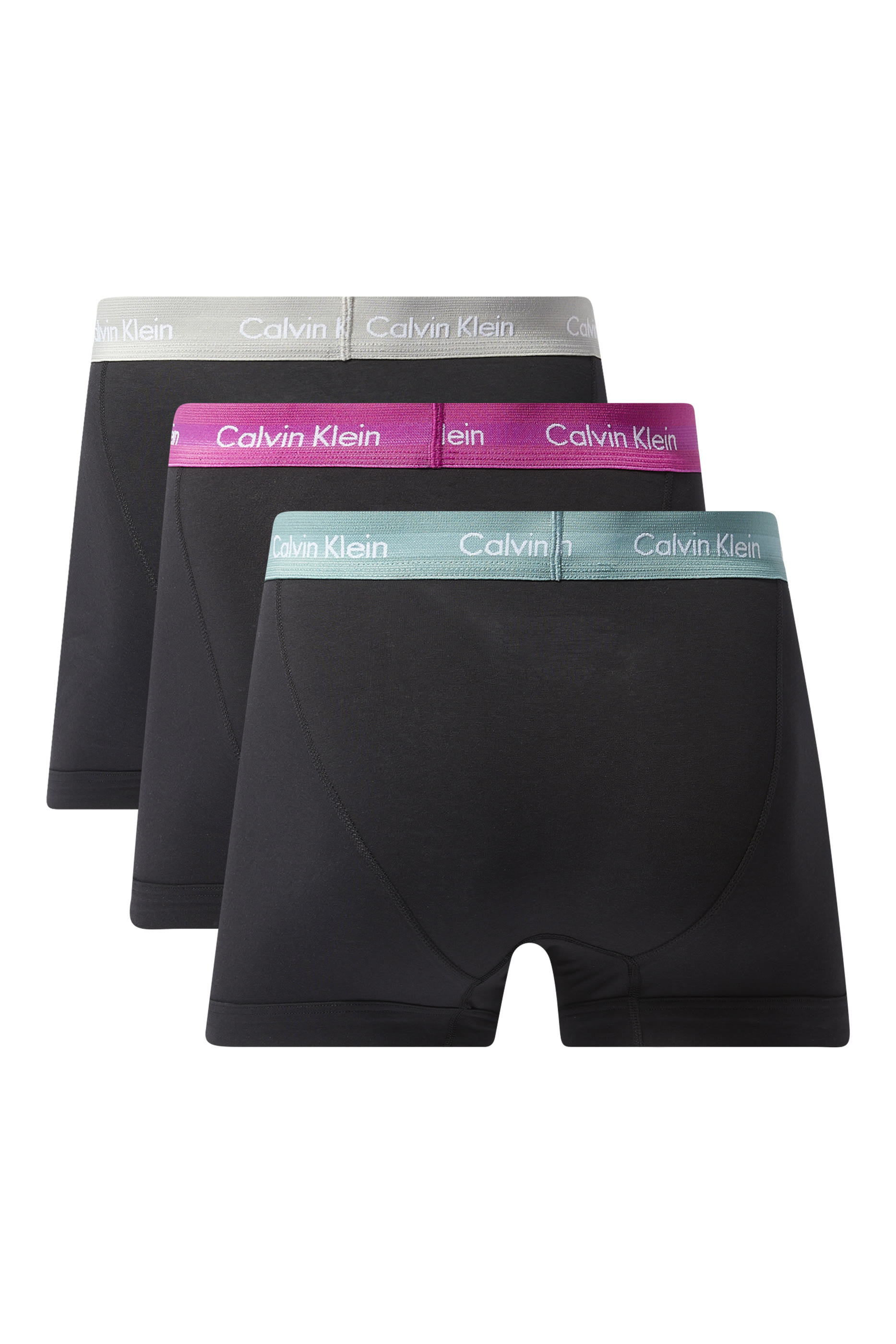 Cotton Stretch Trunks, Set of 3
