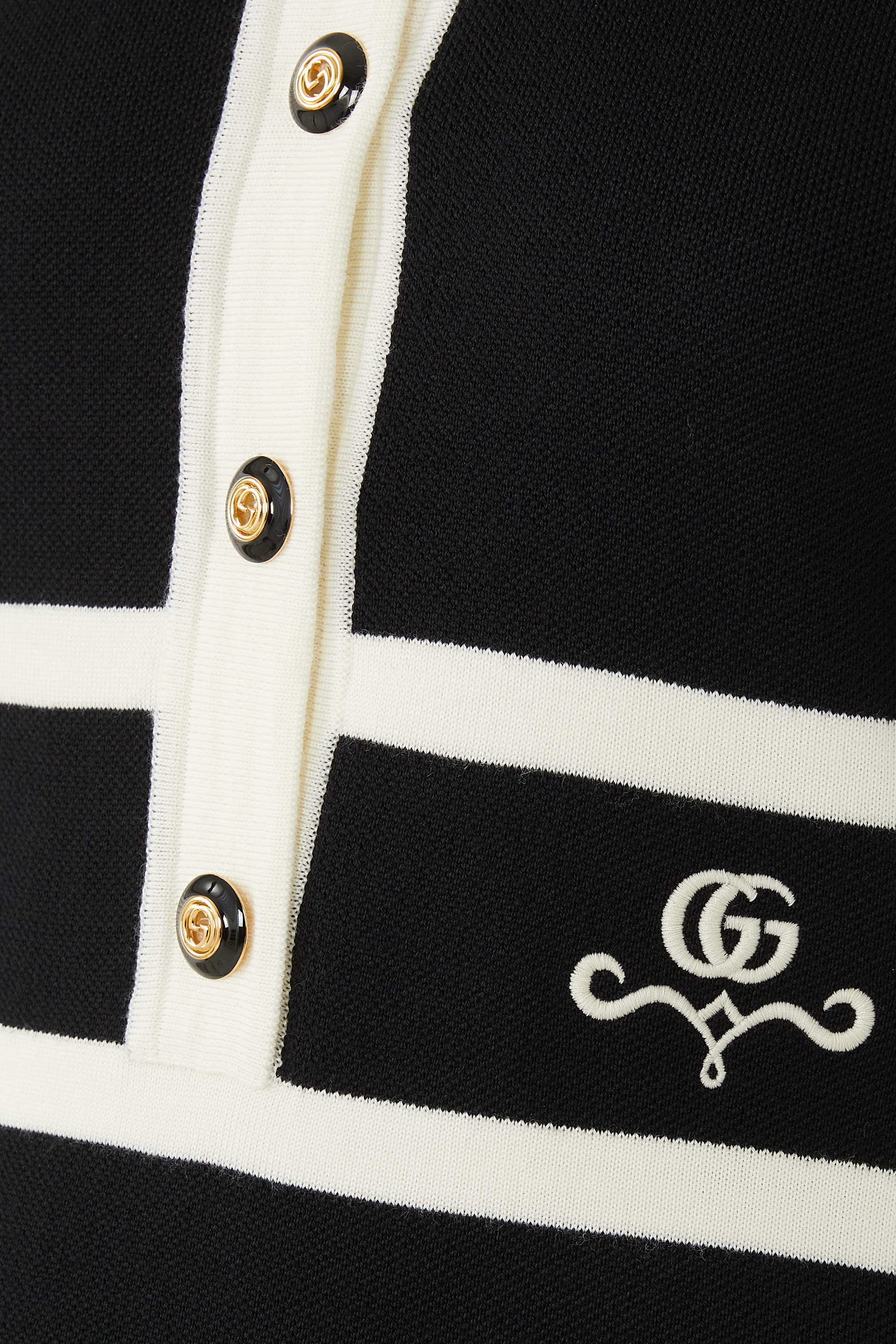 GG Piquet Jacquard Polo Dress