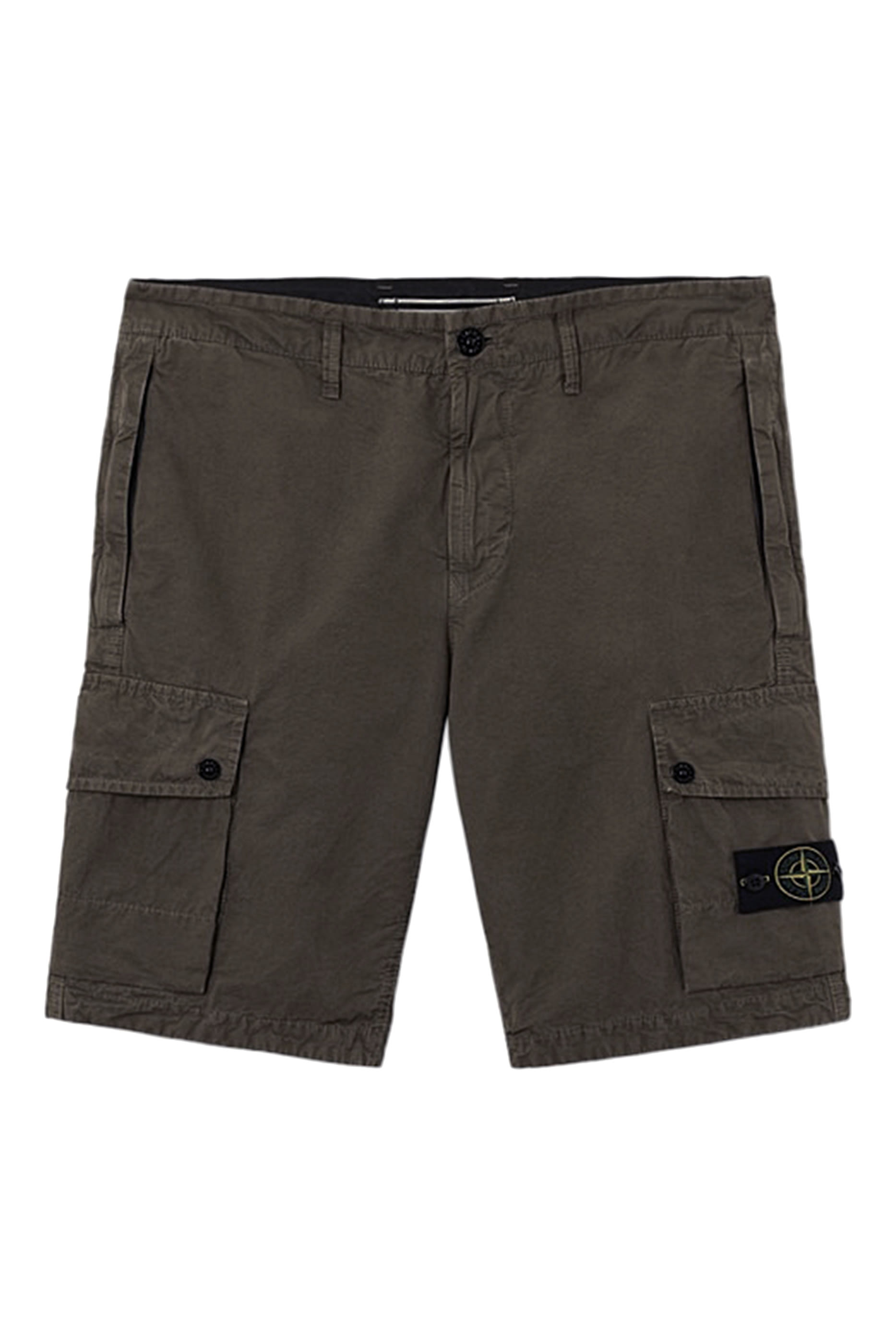 Old Effect Zip-Pocket Cargo Shorts