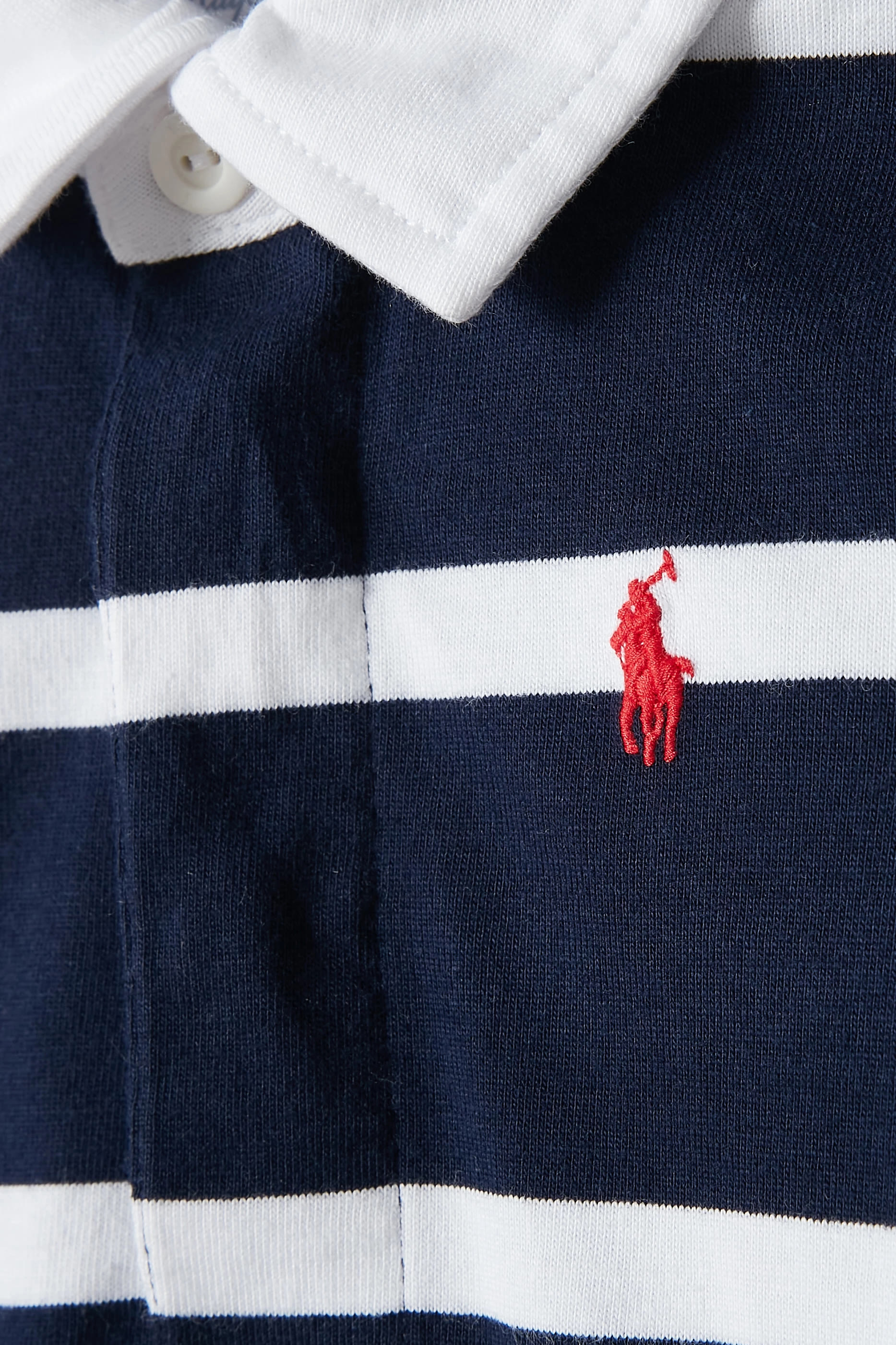 Kids Striped Rugby Romper