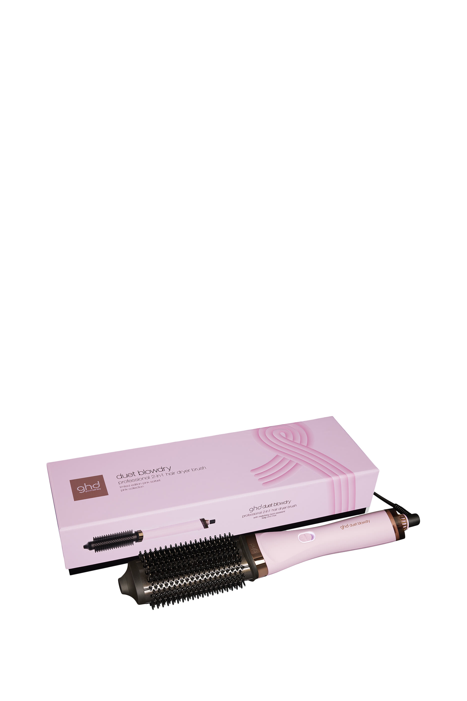 Pink Collection Duet Blowdry Hair Dryer Brush