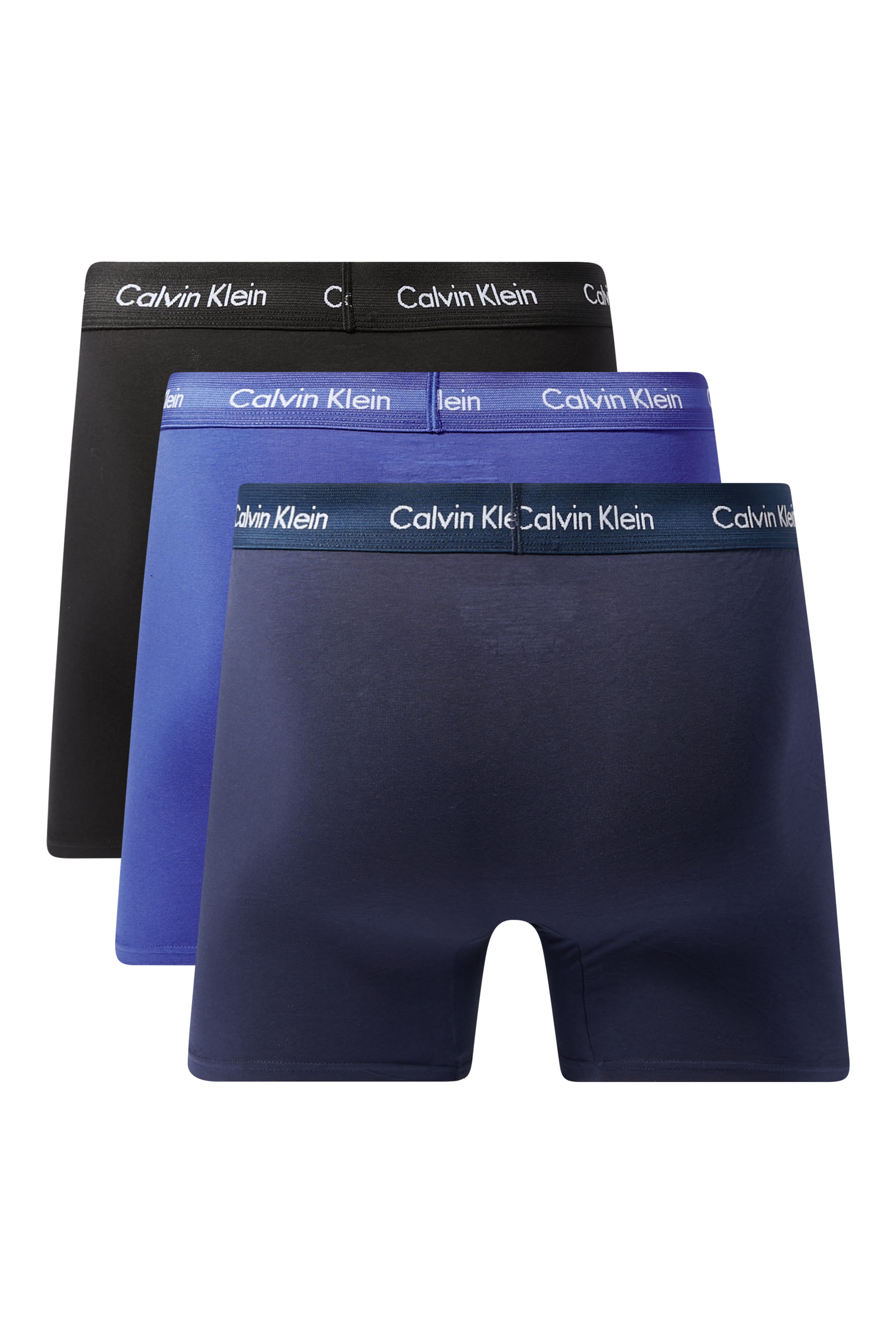 Cotton Stretch Boxer Briefs, Set of 3