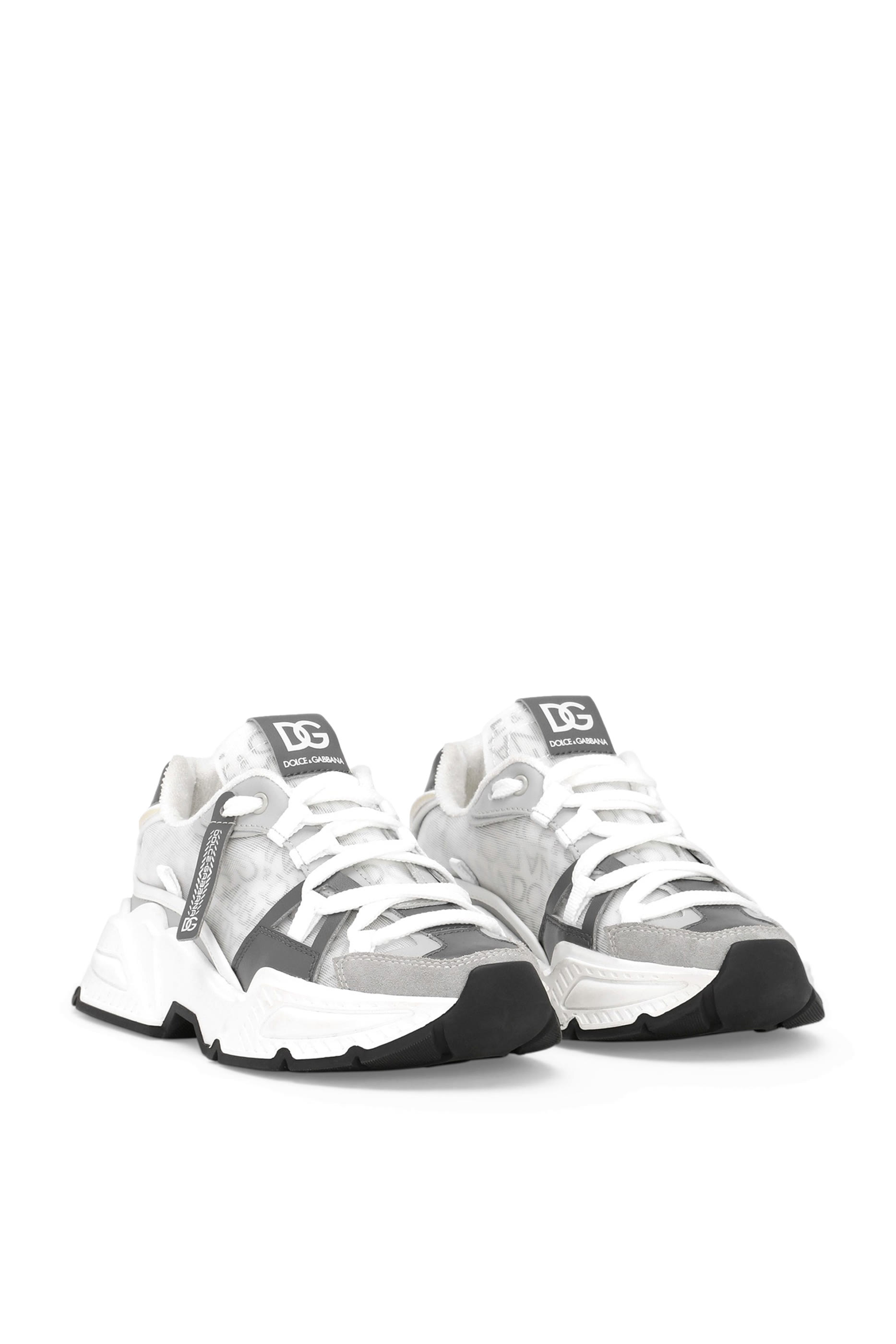 Kids Mesh Airmaster Sneakers with DG Logo Print