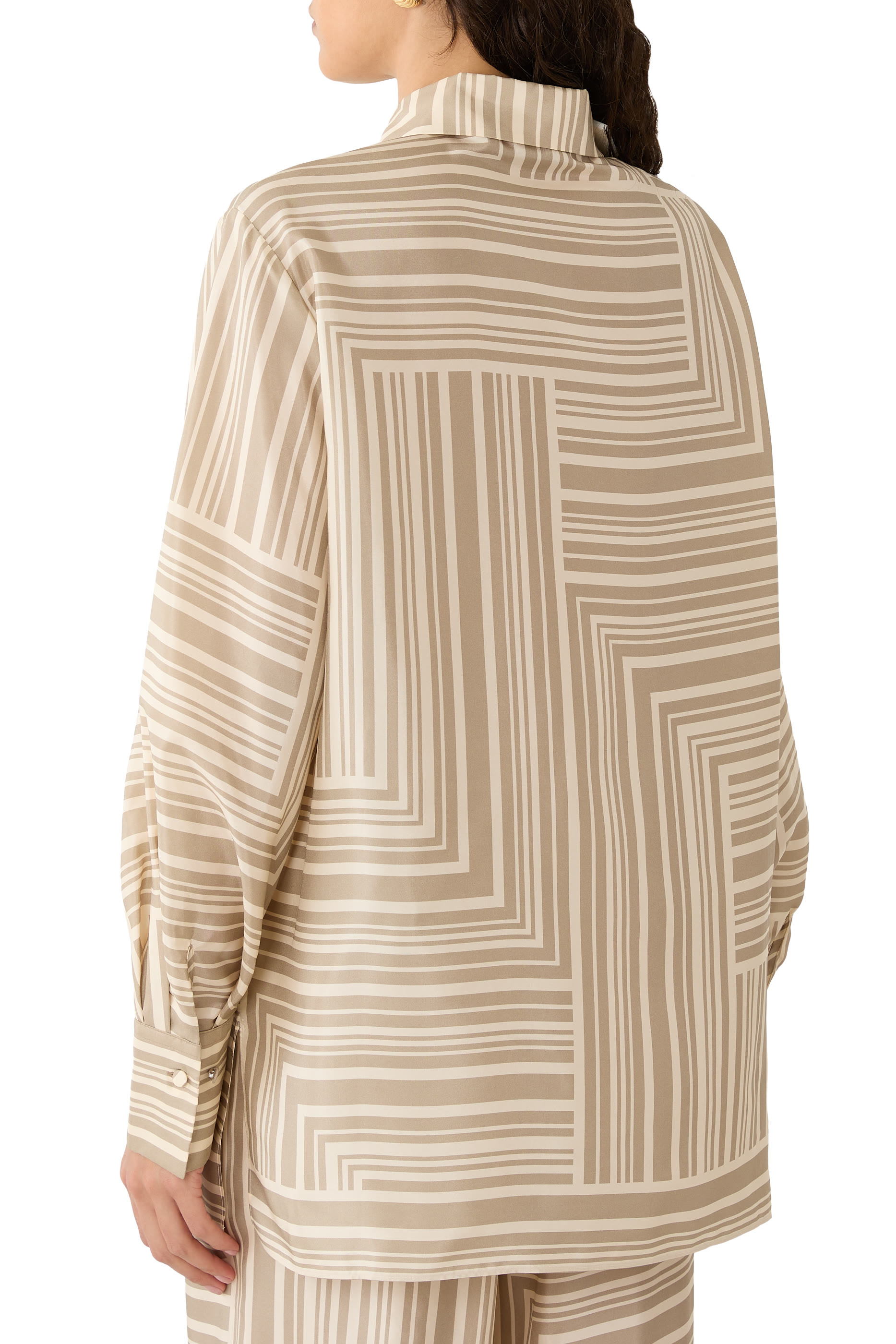 Atlan Printed Silk Blouse