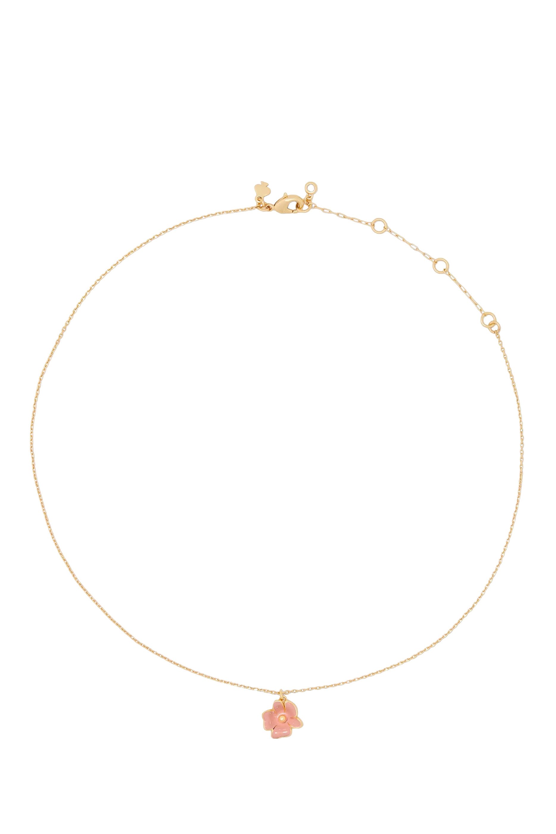 Bloom Flower Pendant, Enamel