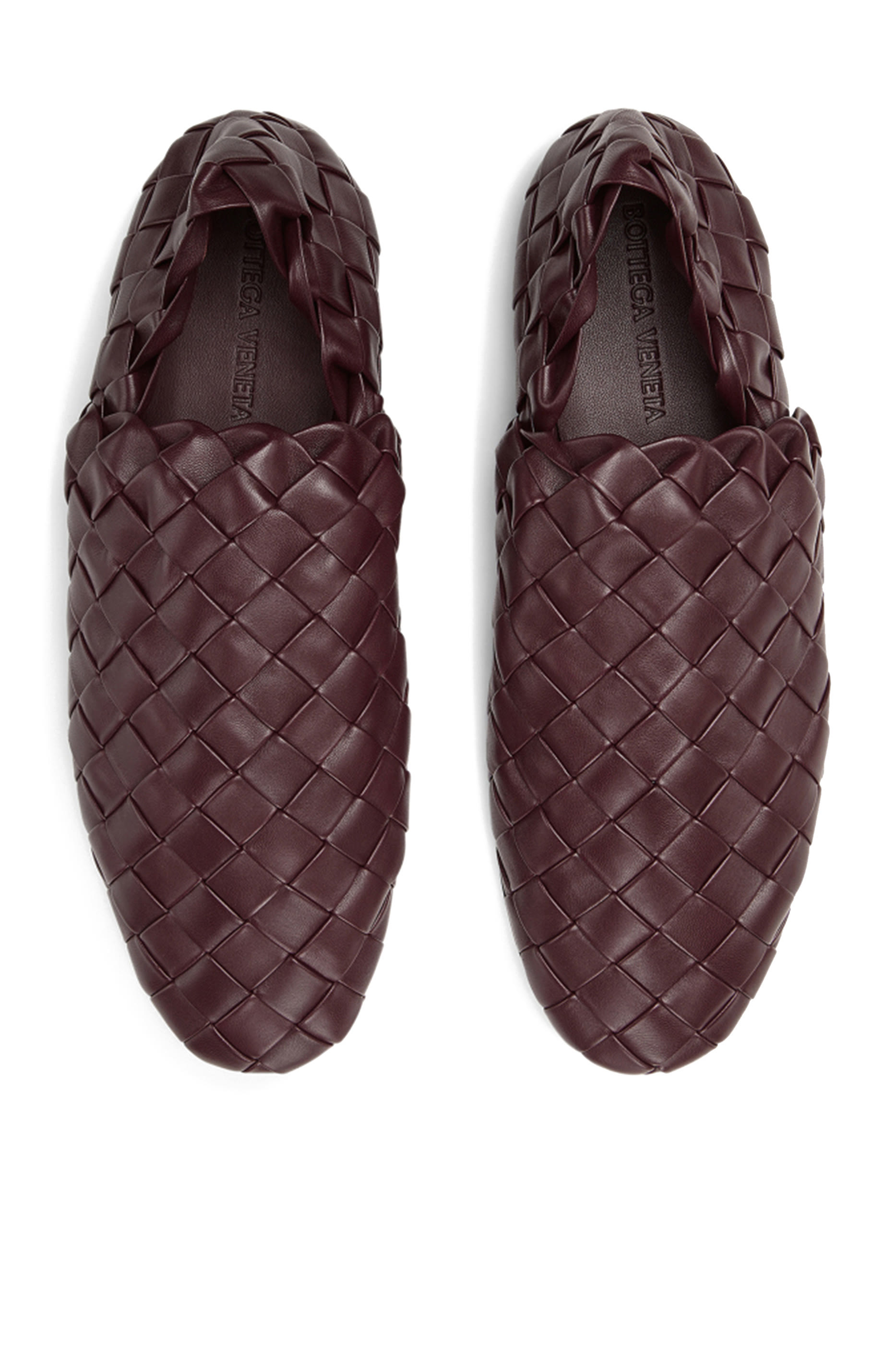 Intrecciato Leather Loafers