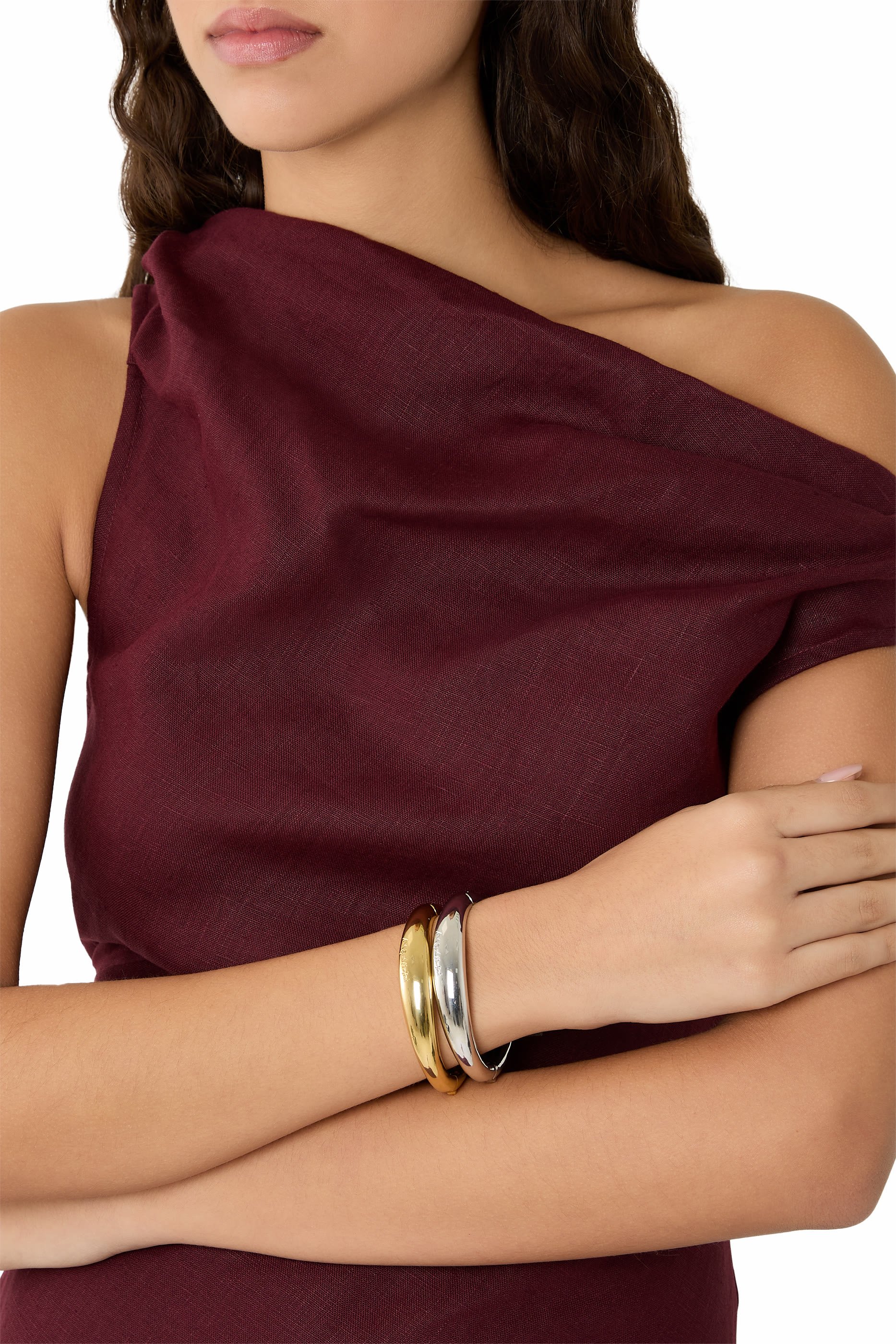 Molten Bangle, Plated Metal