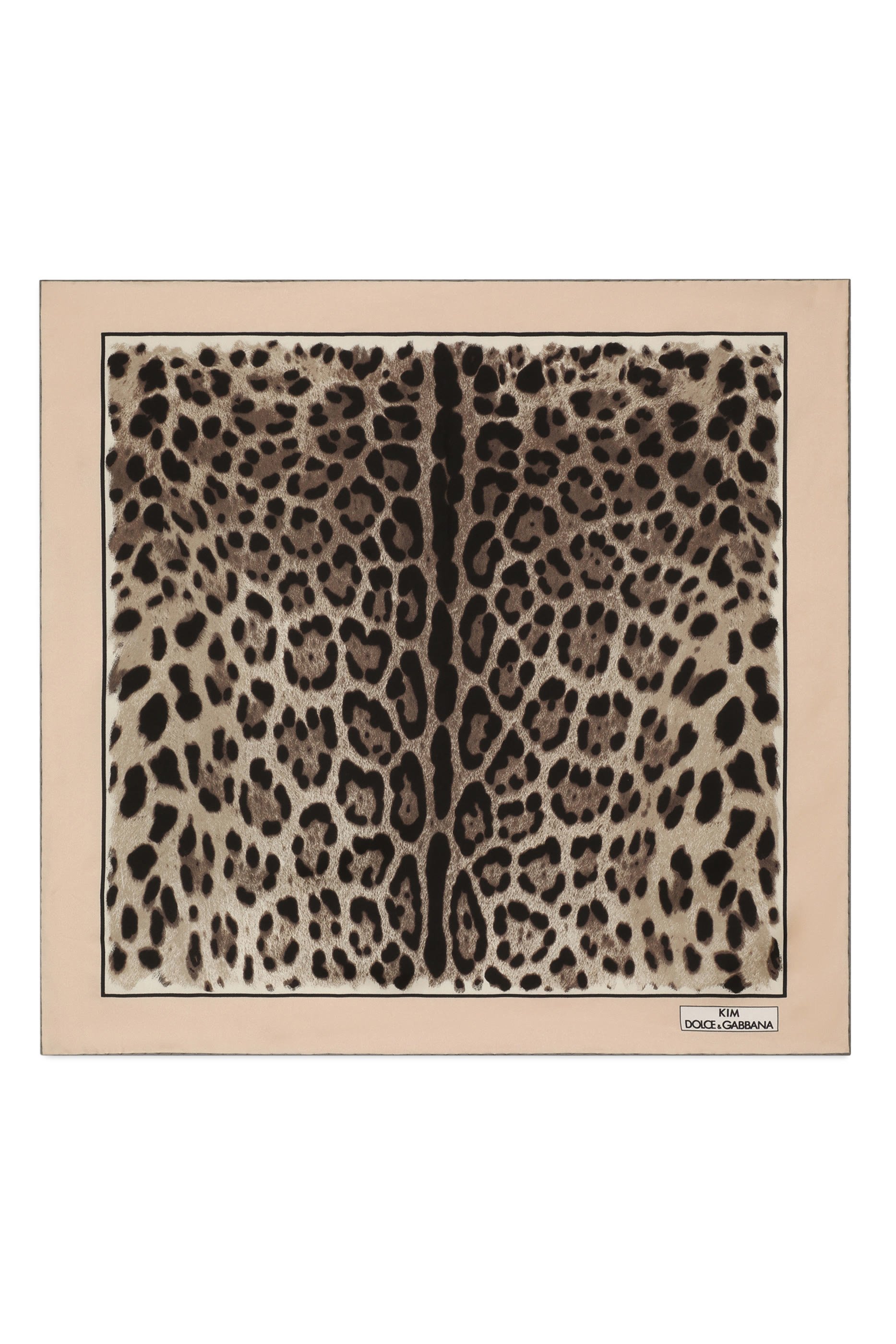 Kim Leopard-Print Twill Scarf