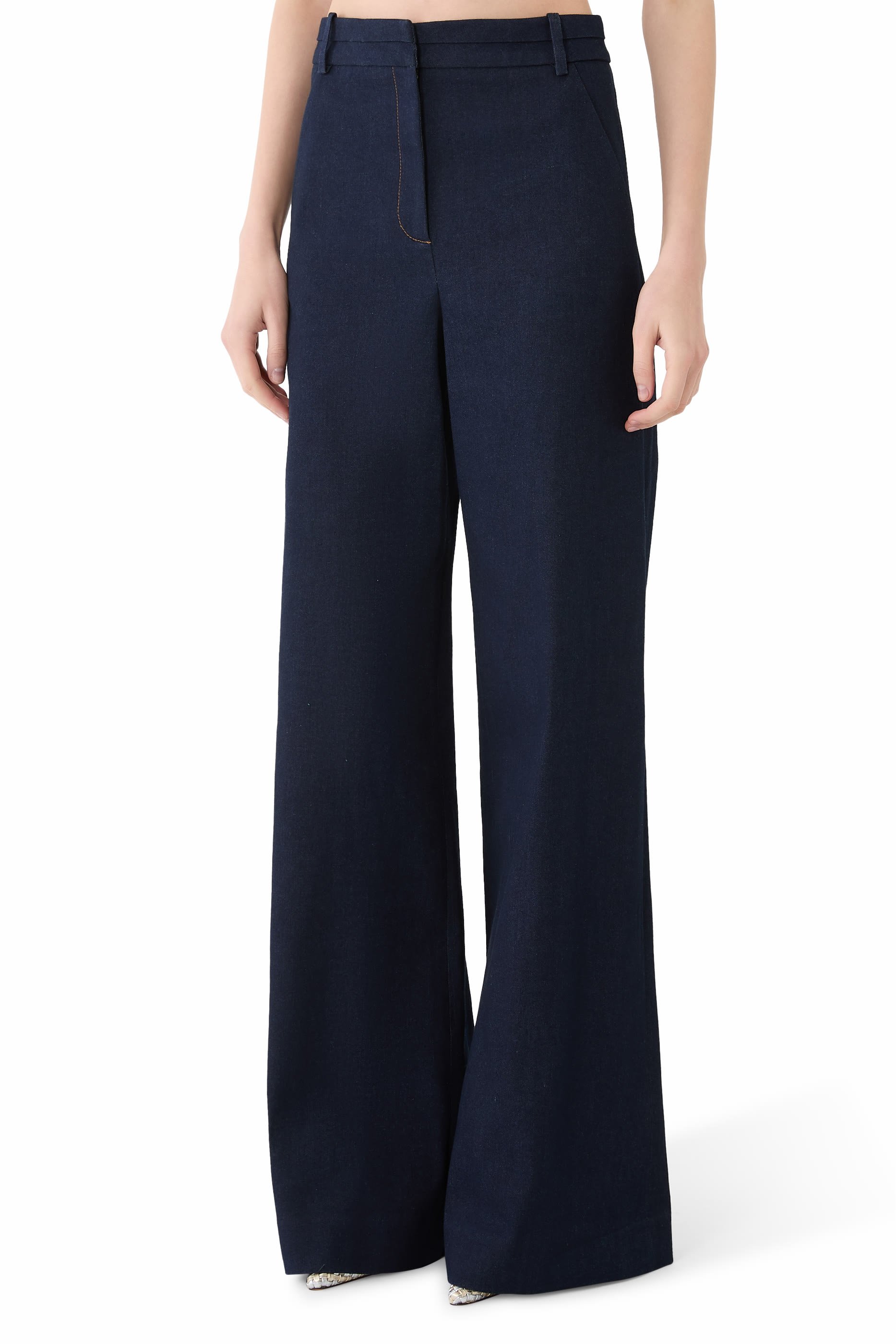 Crue Wide-Leg Denim Pant 