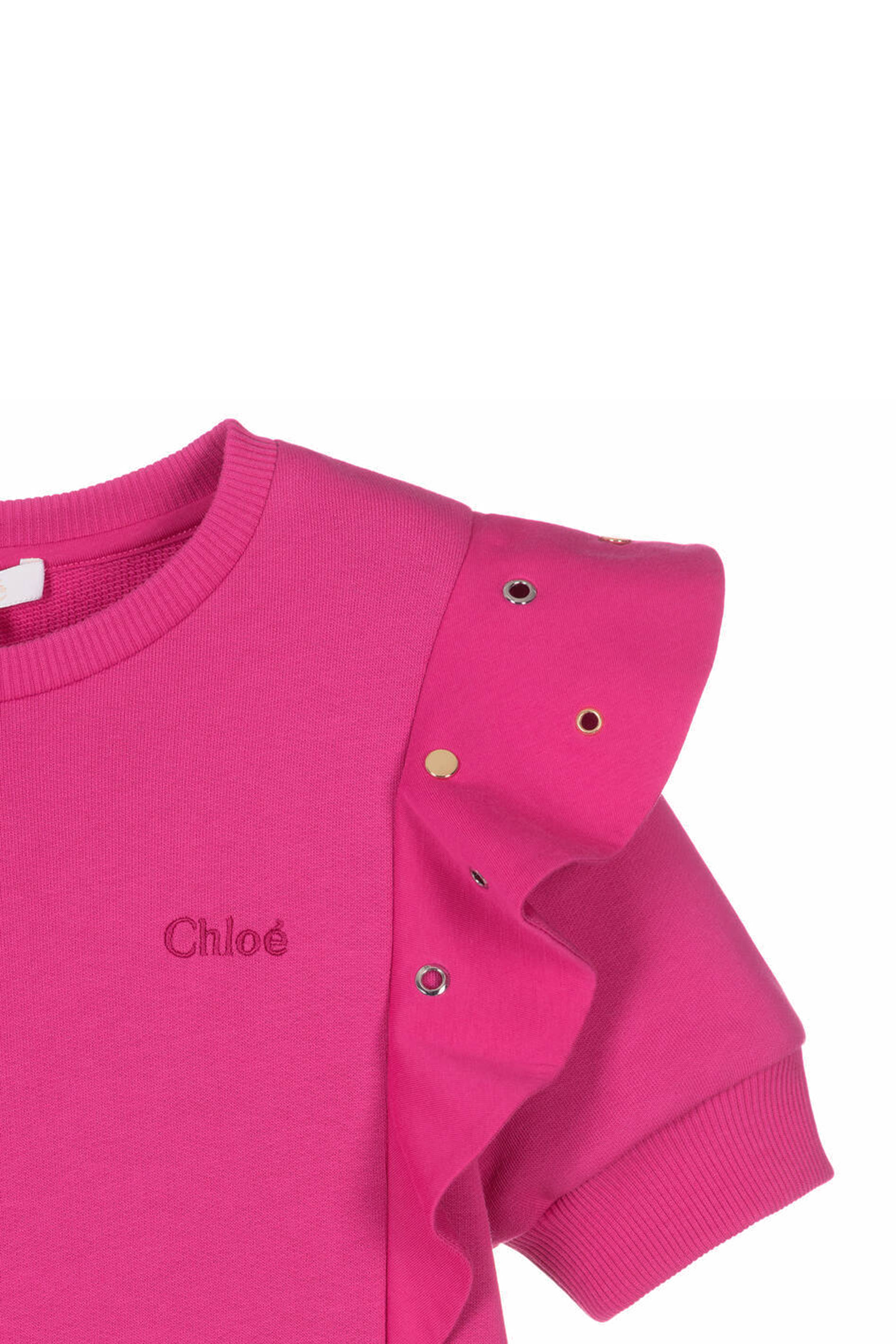 Kids Eyelet-Detailing Cotton Dress