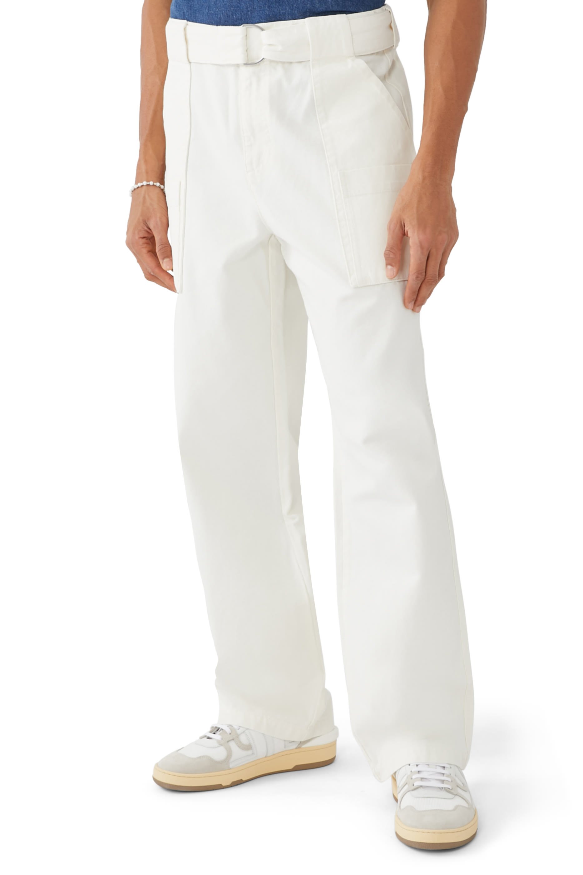 Wide Leg Cargo Trousers
