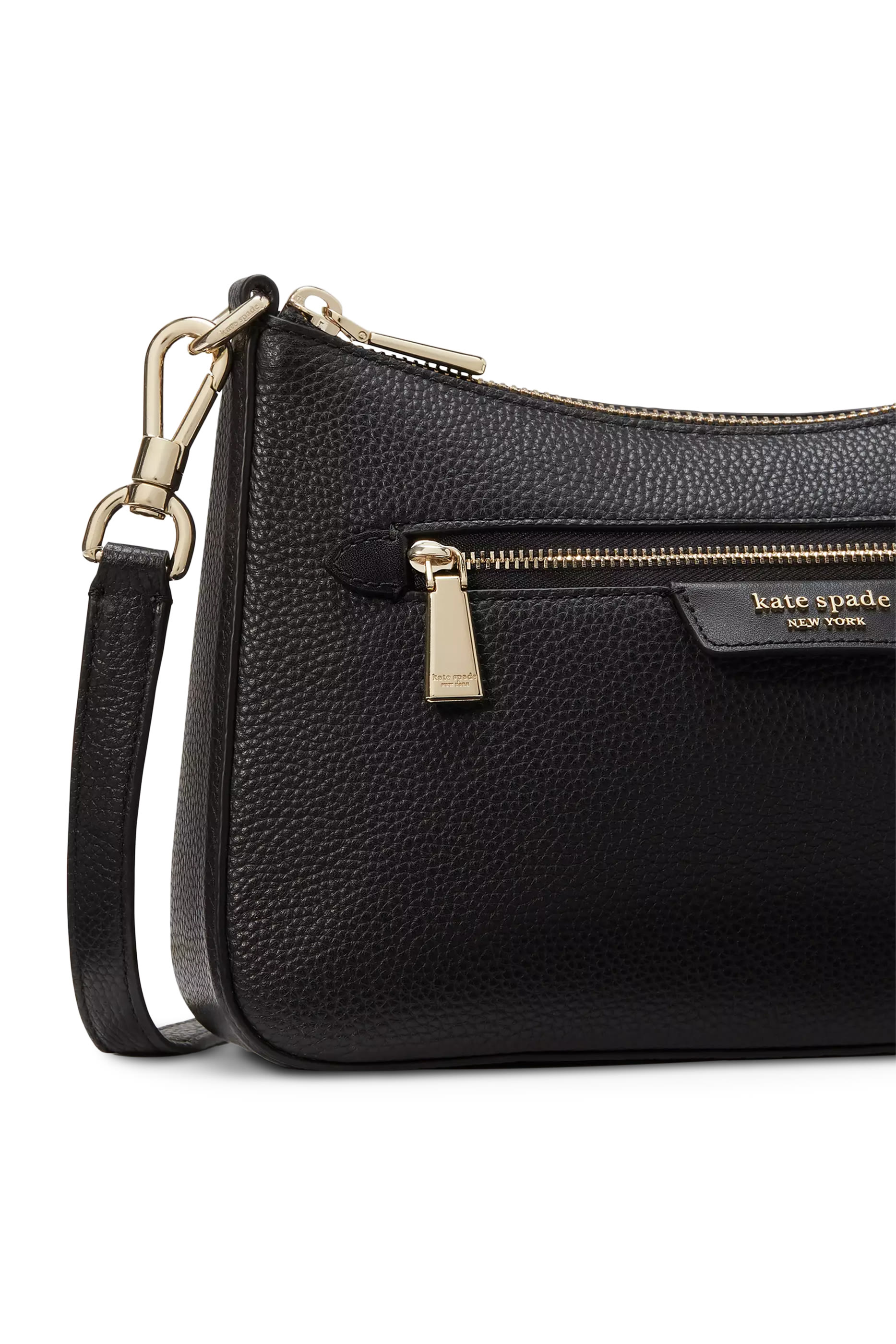 Hudson Pebbled Leather Convertible Crossbody Bag