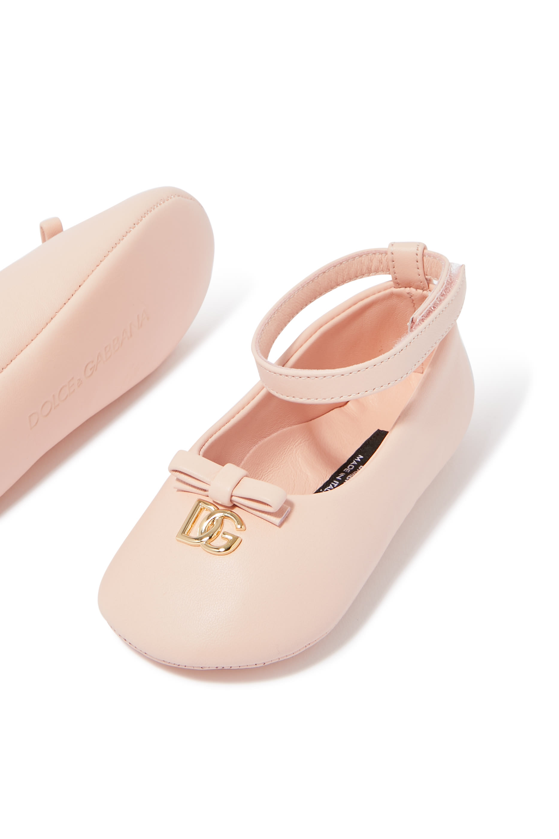 Kids Leather Ballerinas