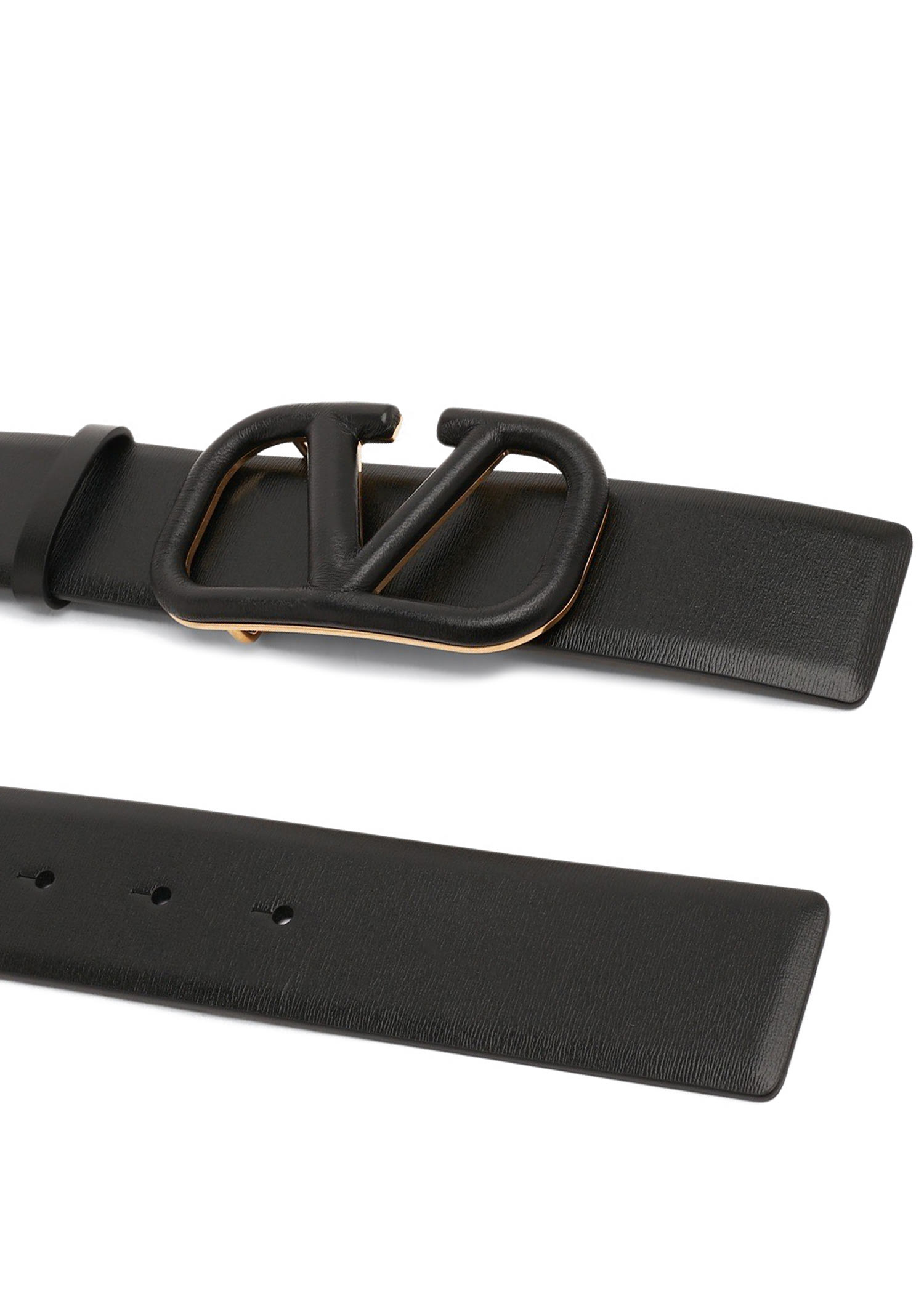 Valentino Garavani VLogo Leather Belt