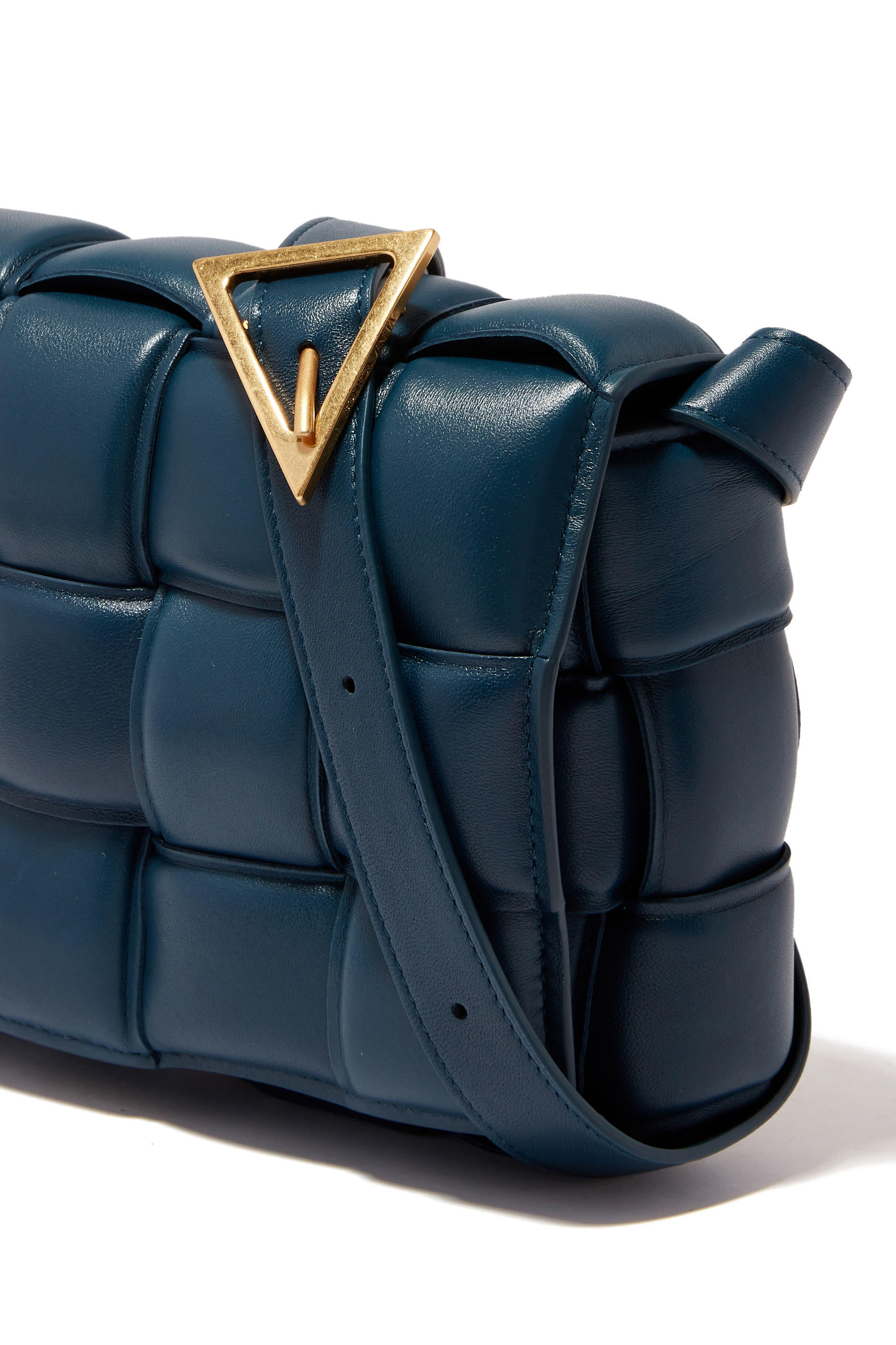 Padded Cassette Intreccio Crossbody Bag