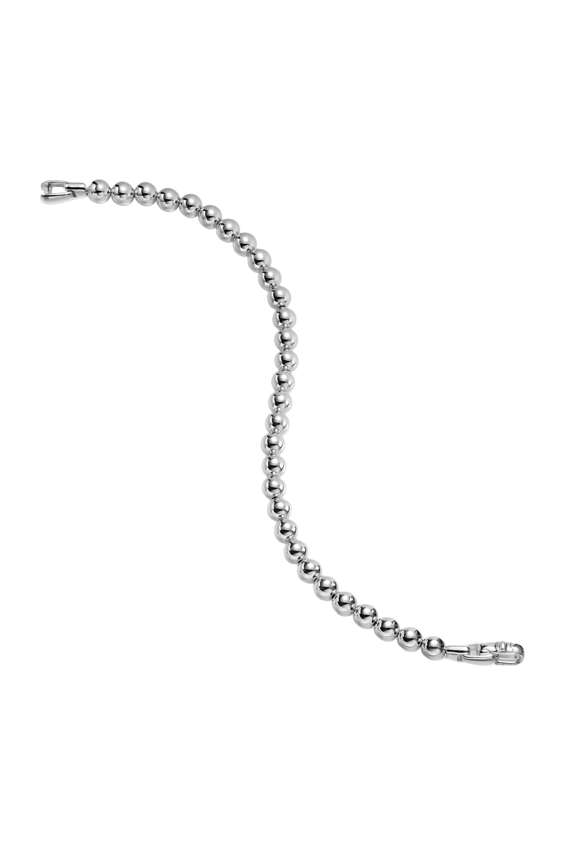 Spiritual Beads Metal Bead Bracelet, Sterling Silver