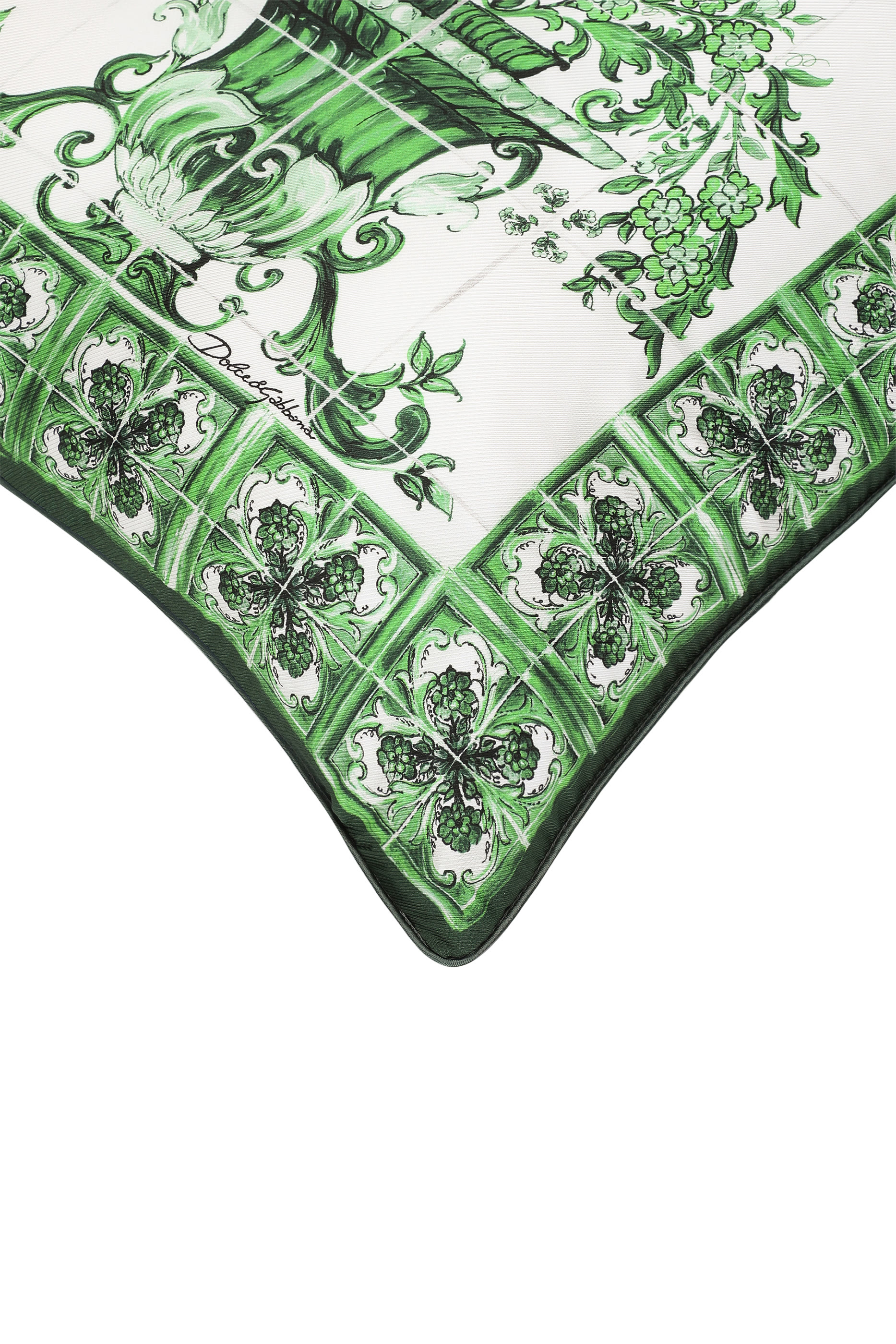 Maiolica Verde Small Cushion