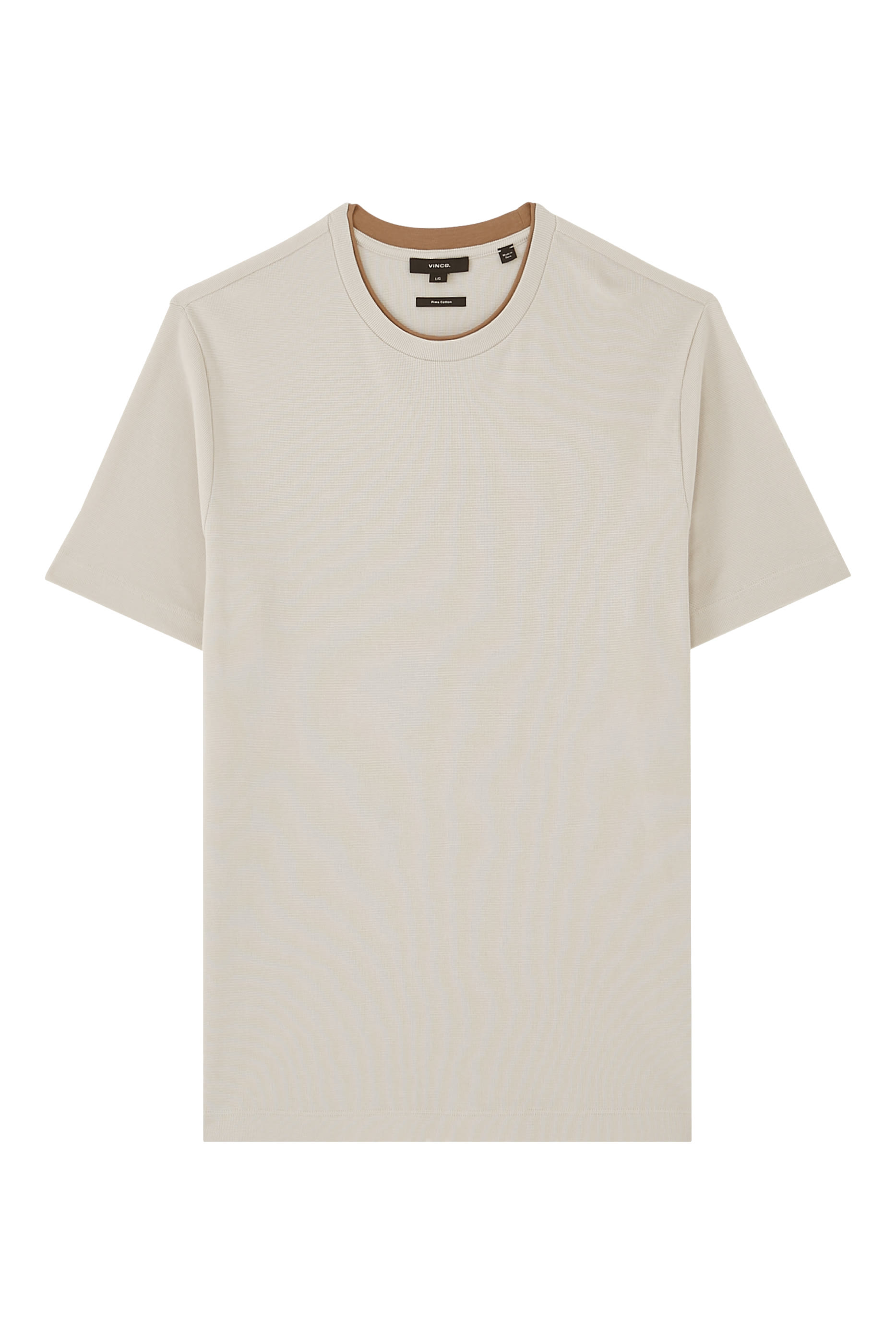 Micro Waffle Double Collar T-Shirt