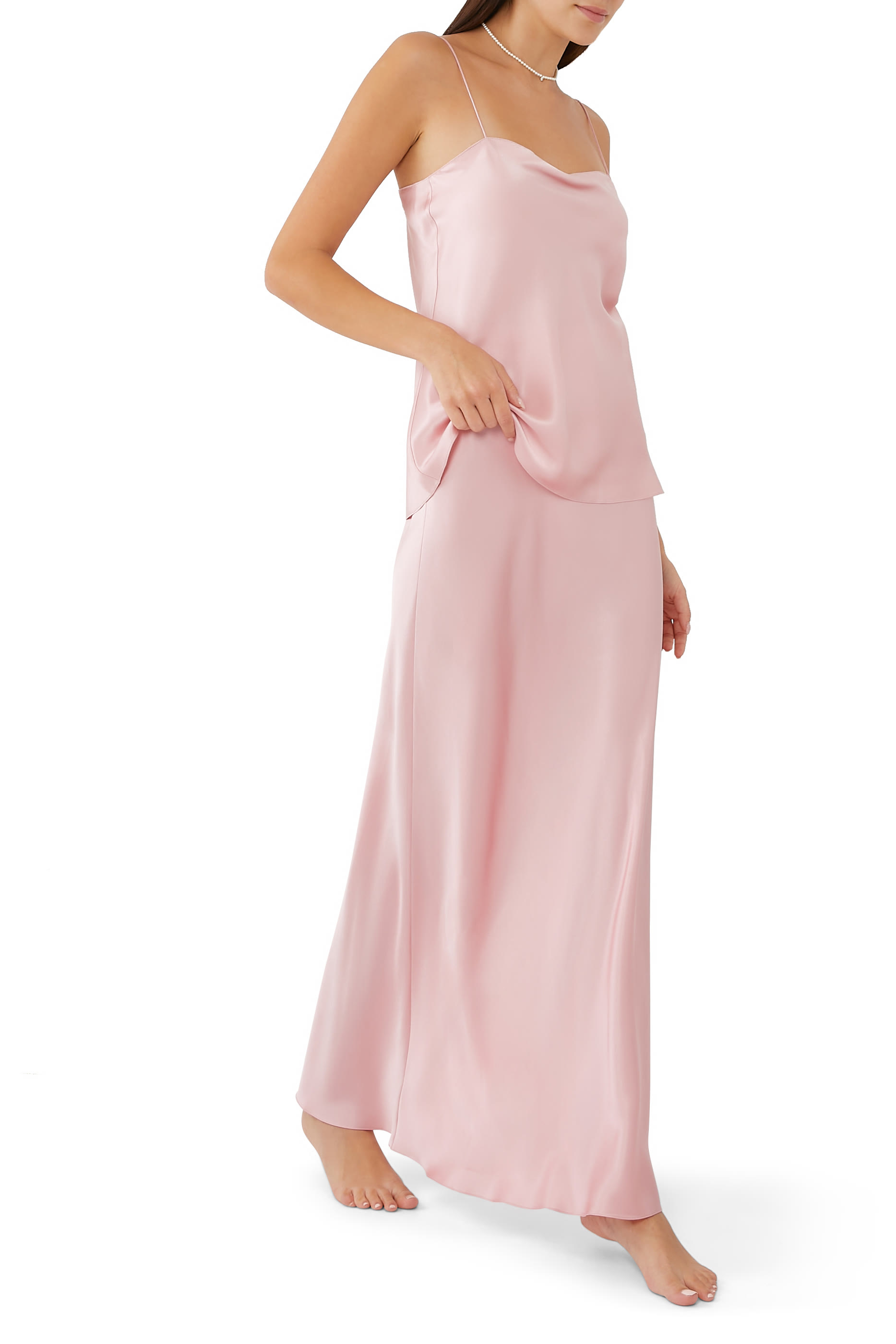 Hanna Silk Satin Camisole Top