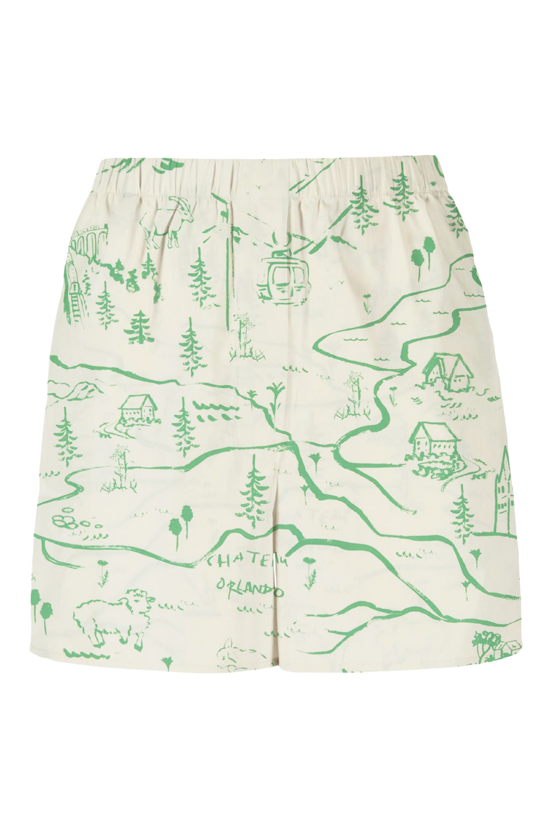 Mountain Map Shorts