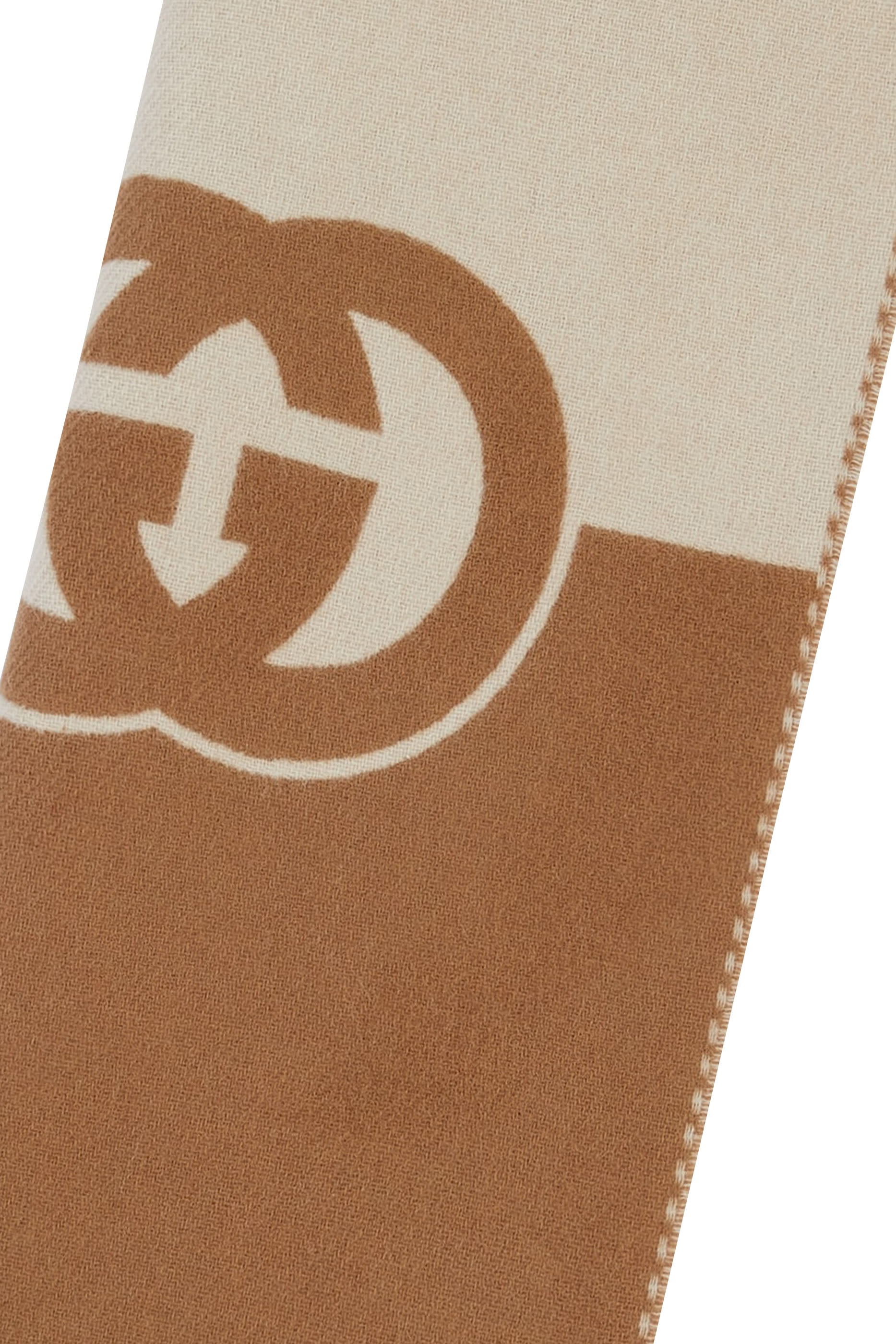 Interlocking G Wool Cashmere Scarf