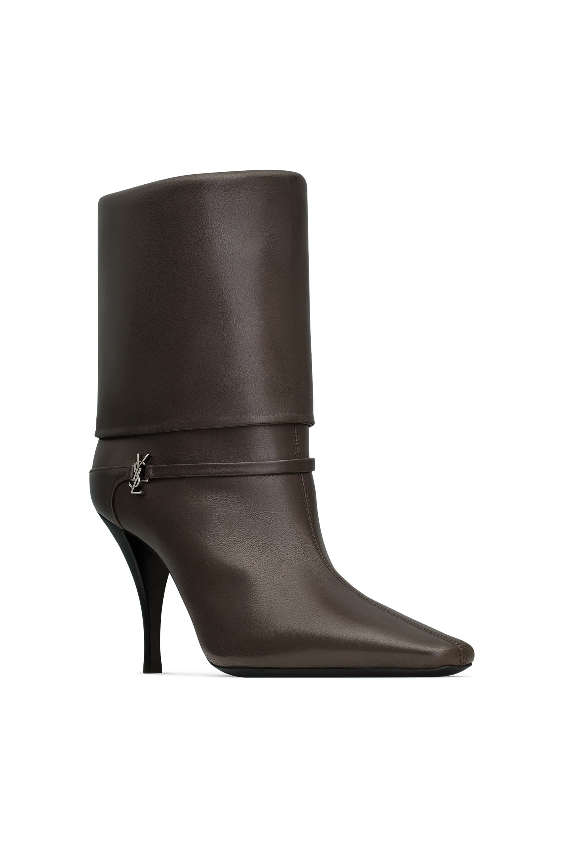 Vicky 90 Booties in Smooth Leather