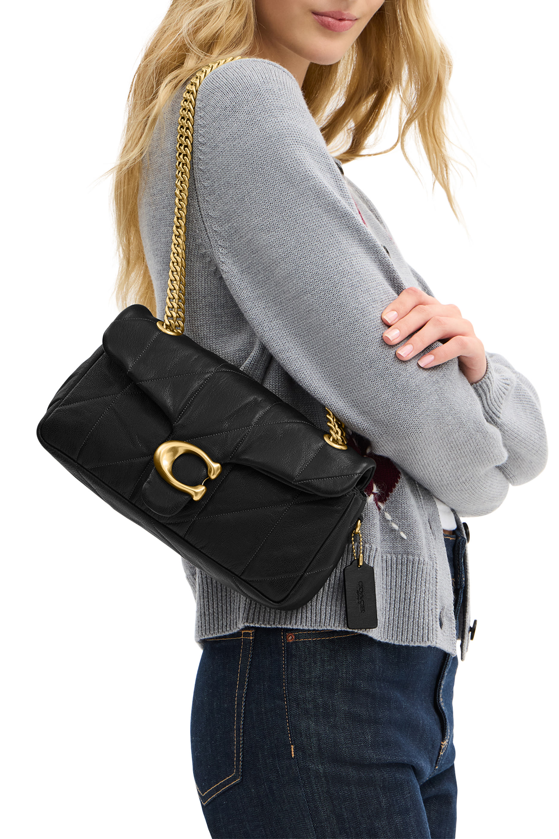  Tabby Shoulder Bag 26 with Quilting