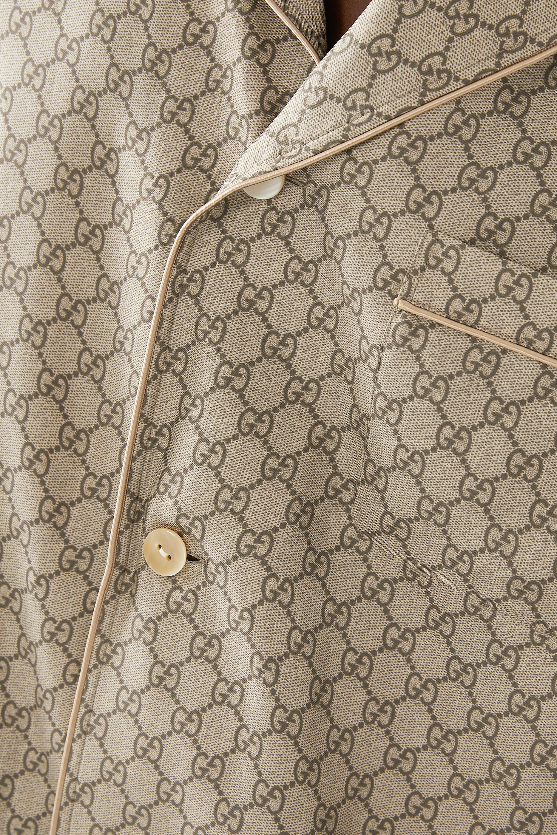 GG Silk Print Jacket