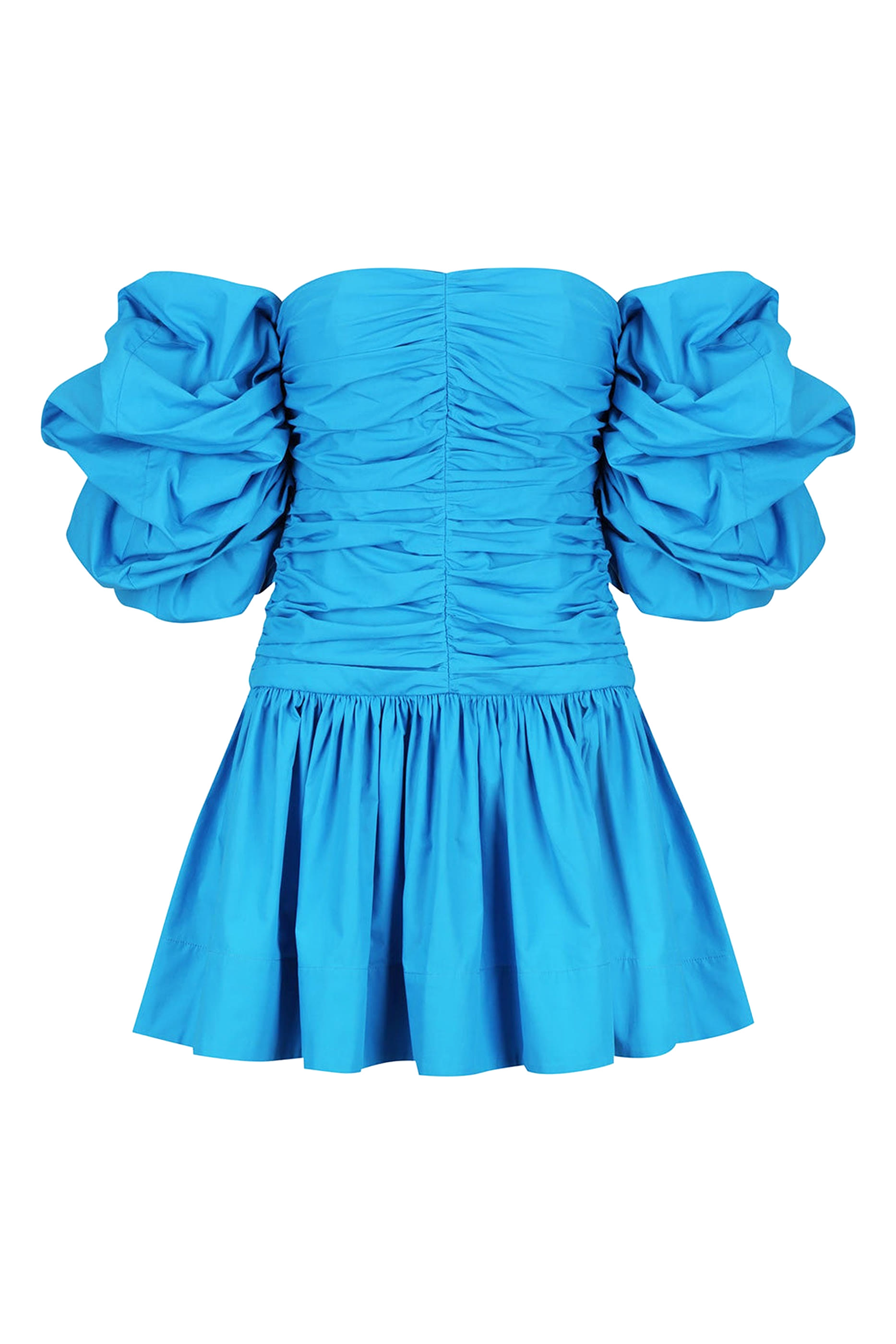 Josephine Ruched Frill Mini Dress