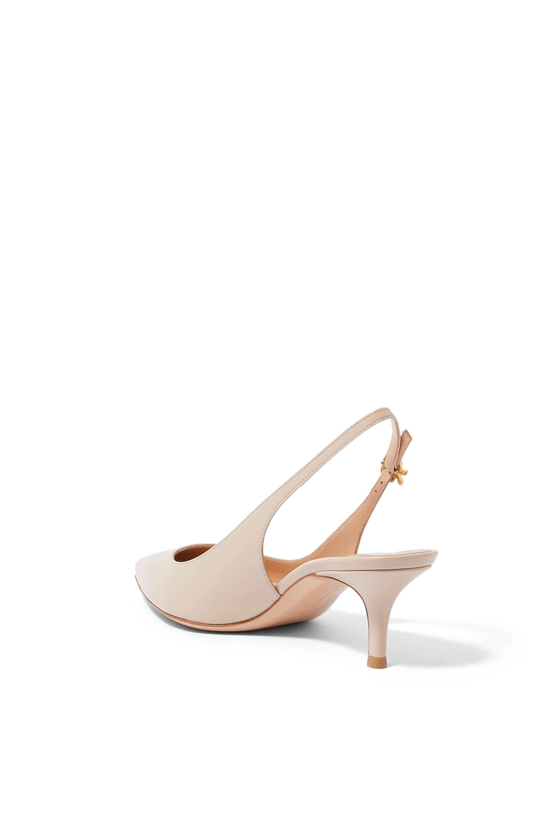 Ribbon 55 Leather Slingback Pumps