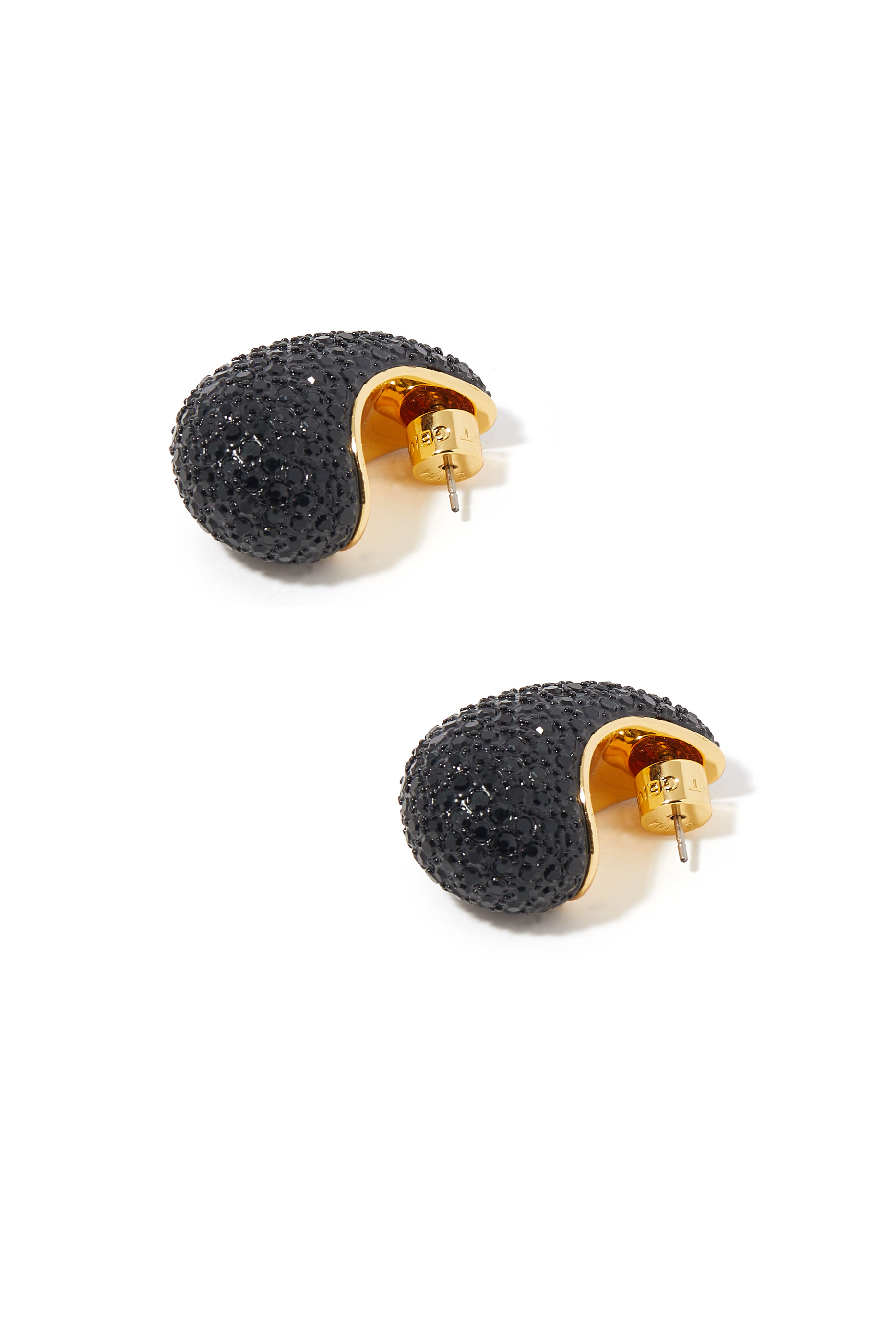Pave Dome Earrings