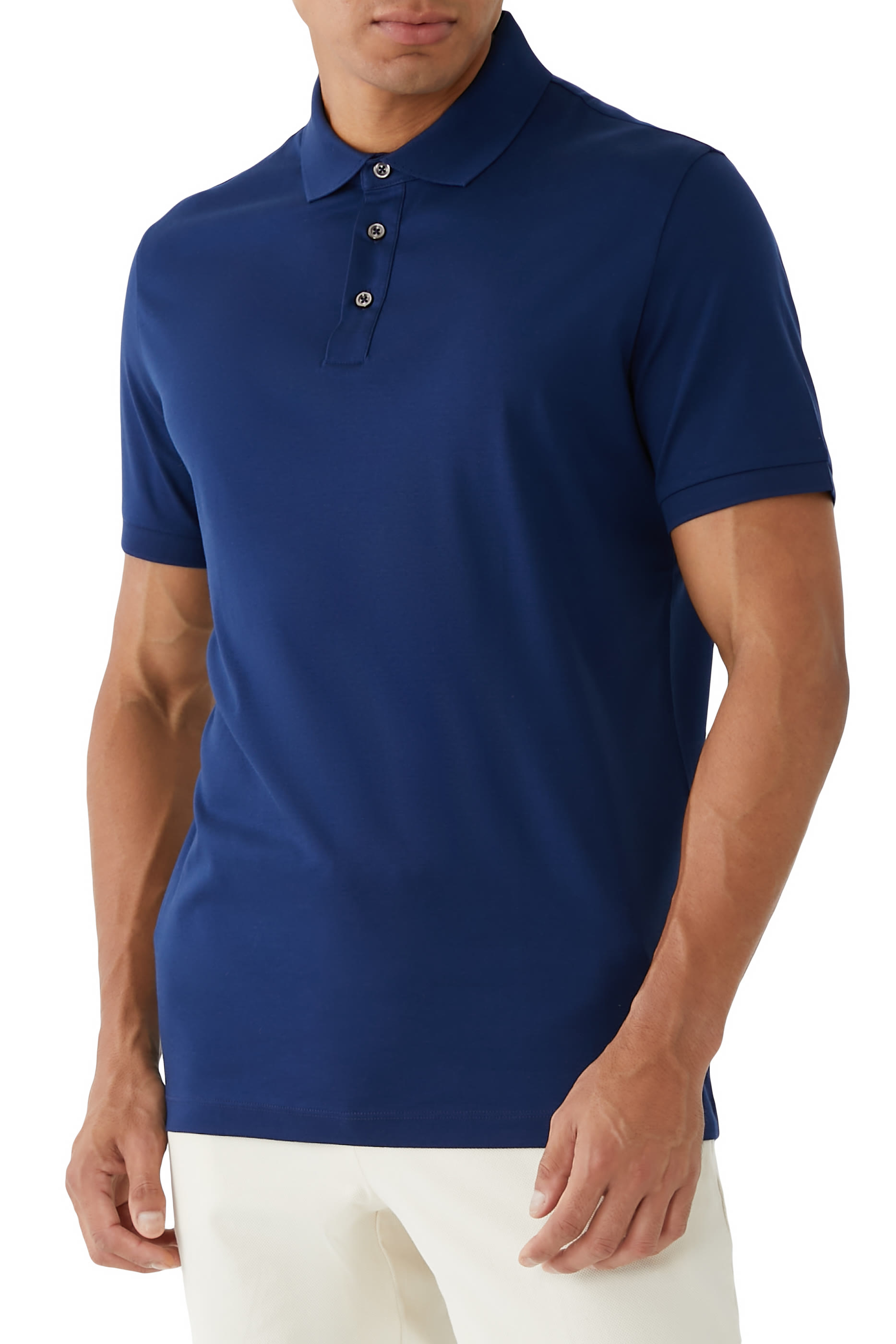 Short Sleeves Cotton Polo Shirt