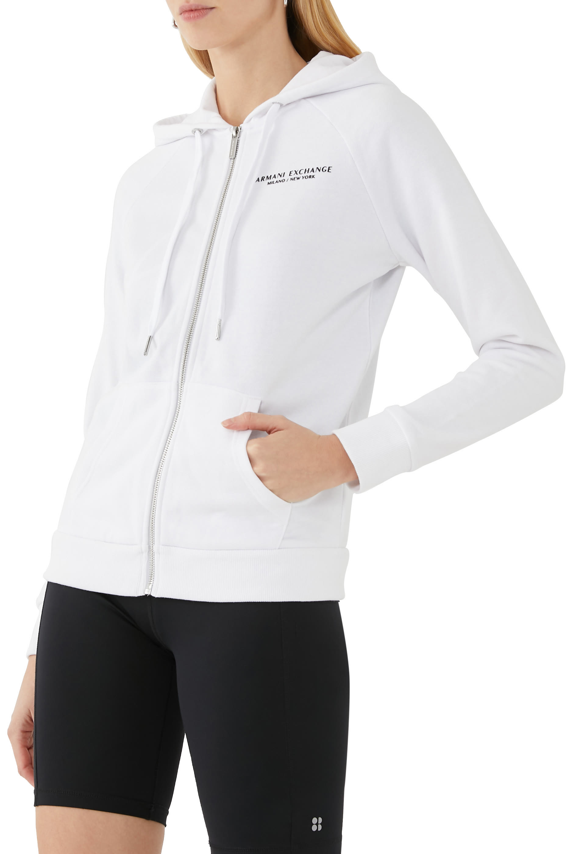 Clean Logo Active Zip Hoodie