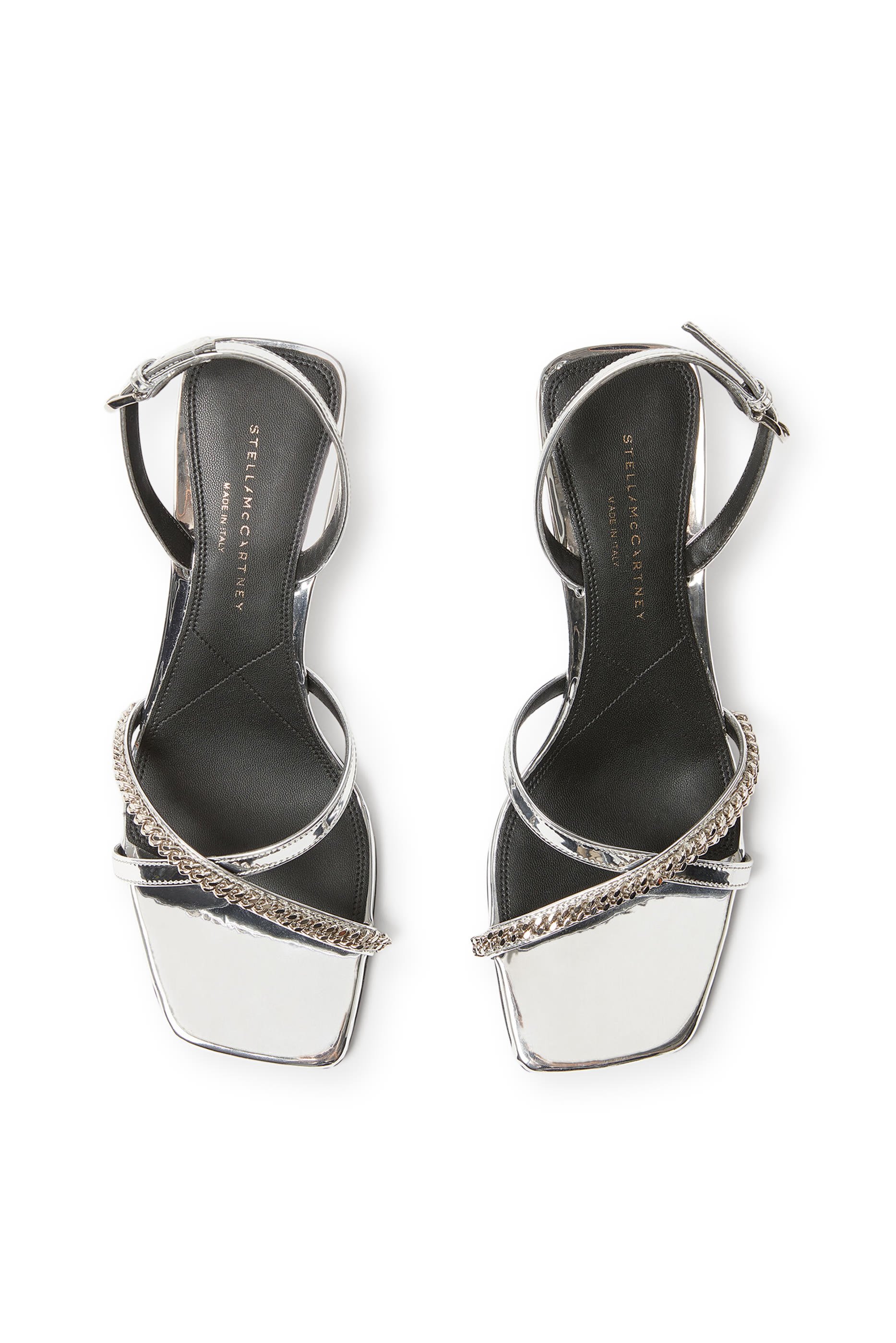  Elsa 65 Metallic Leather Sandals 