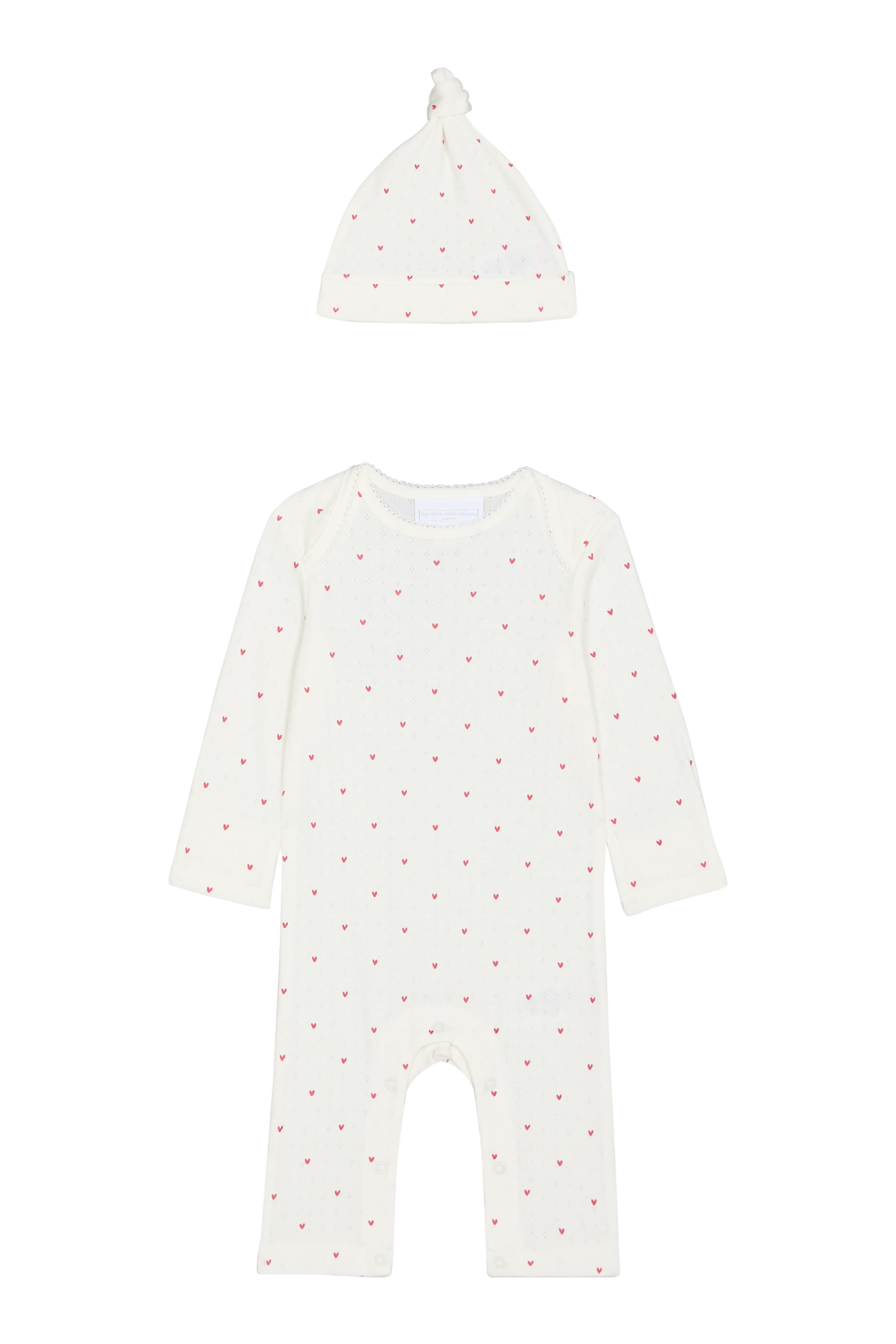 Kids Organic Cotton Heart Pointelle New Arrival Gift Set