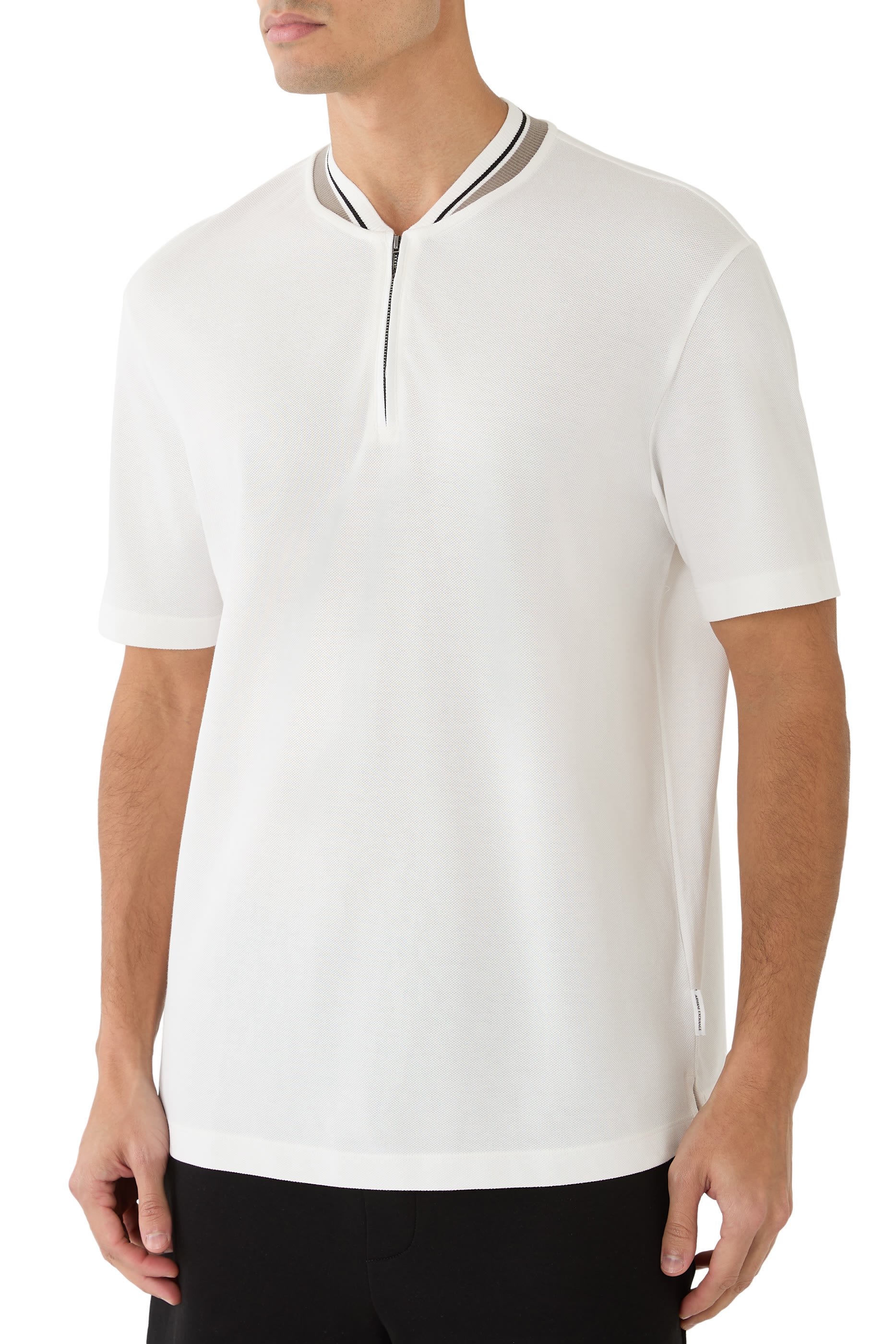 Logo Half-Zip Polo Shirt