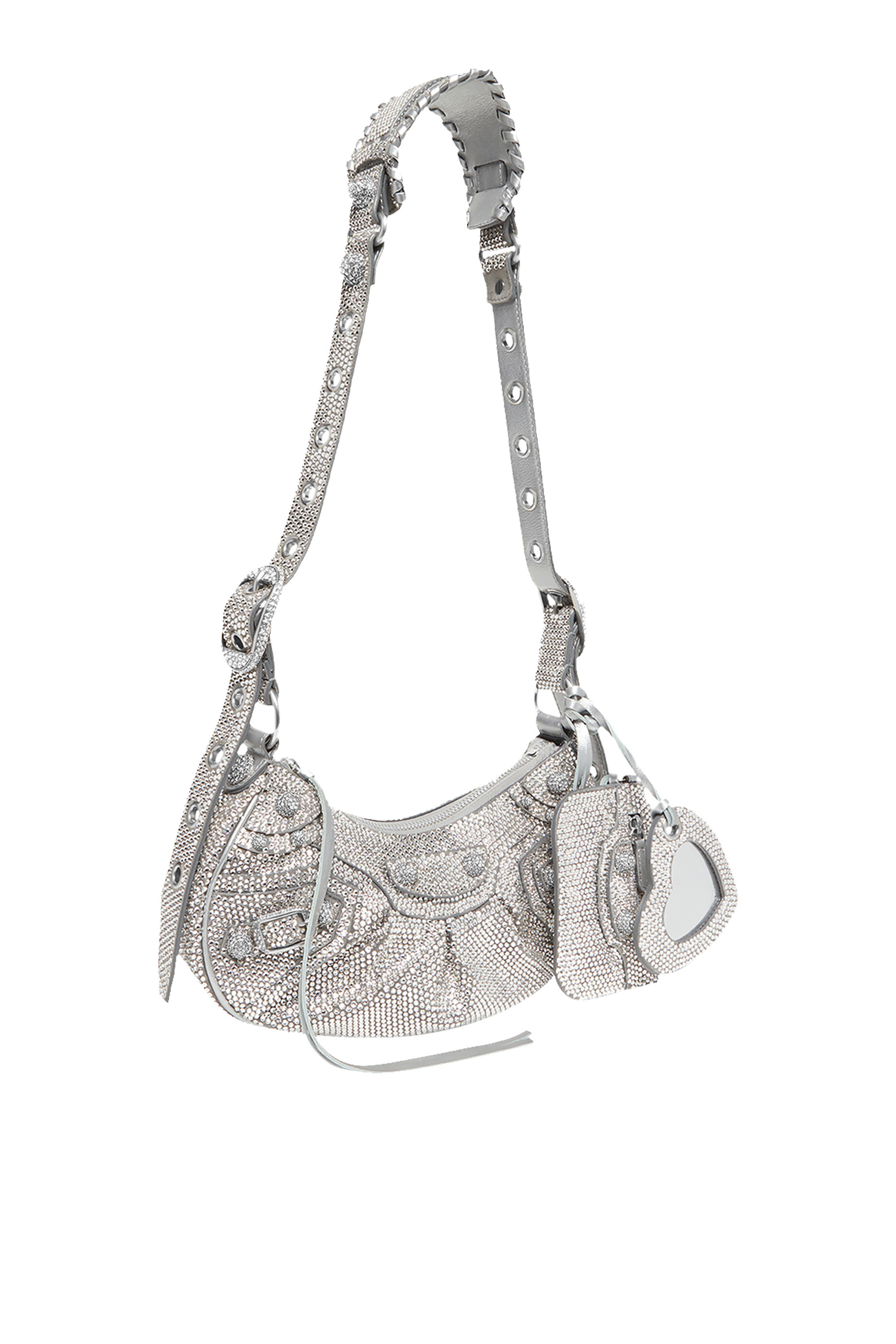 Le Cagole XS Shoulder Bag With Rhinestones