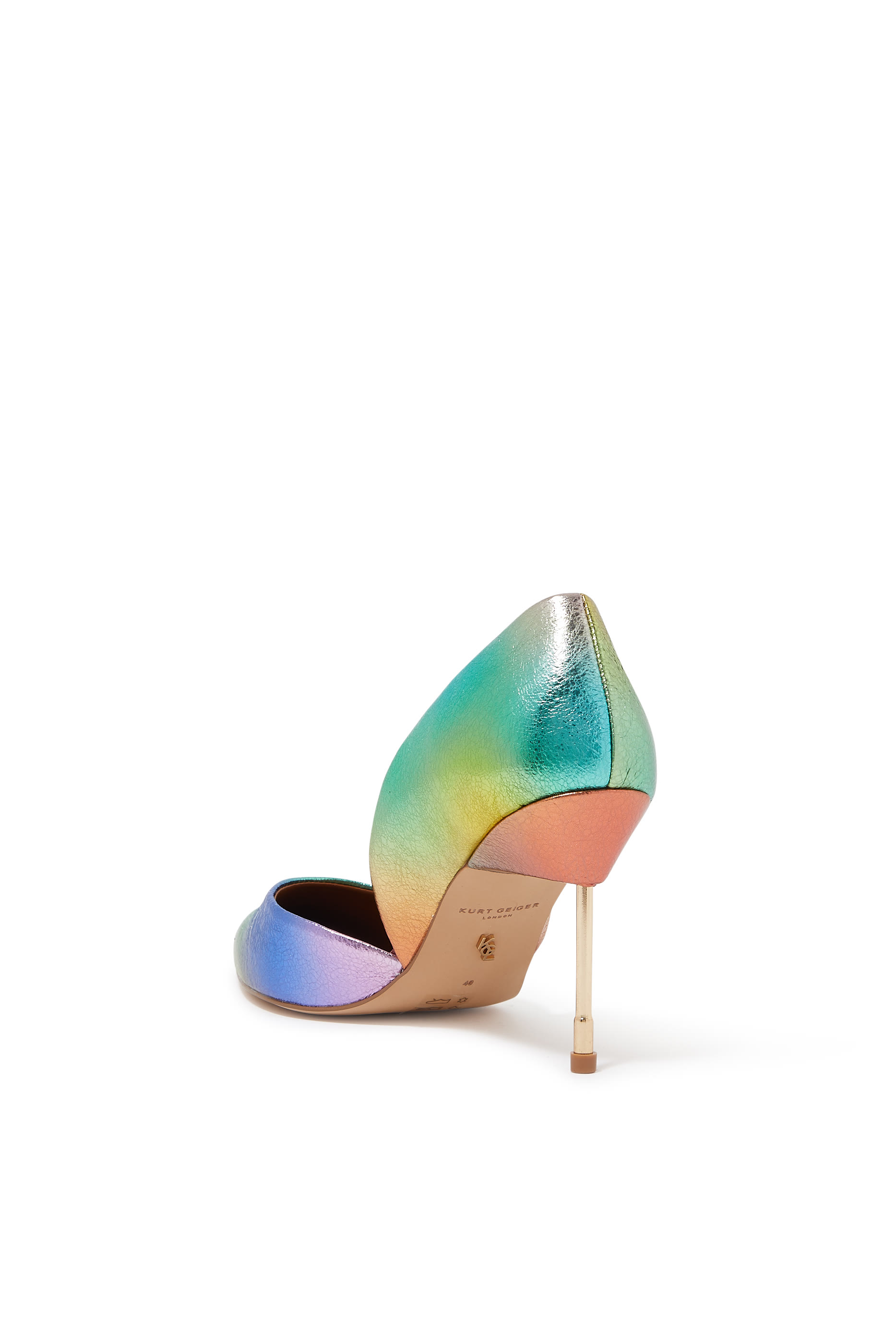 Bond 90 Iridescent Leather Pumps
