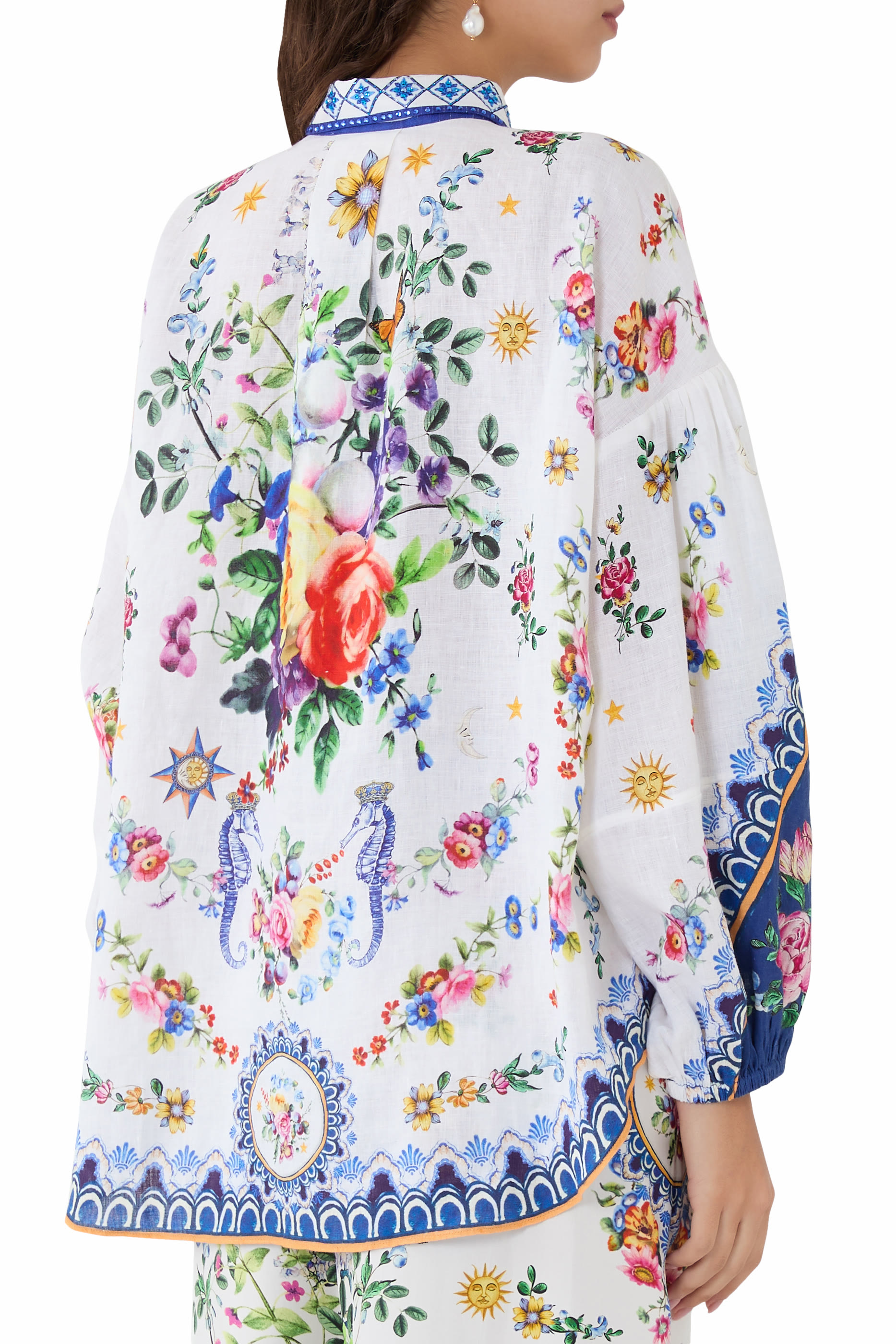 Balloon Sleeve Shirt Blouse