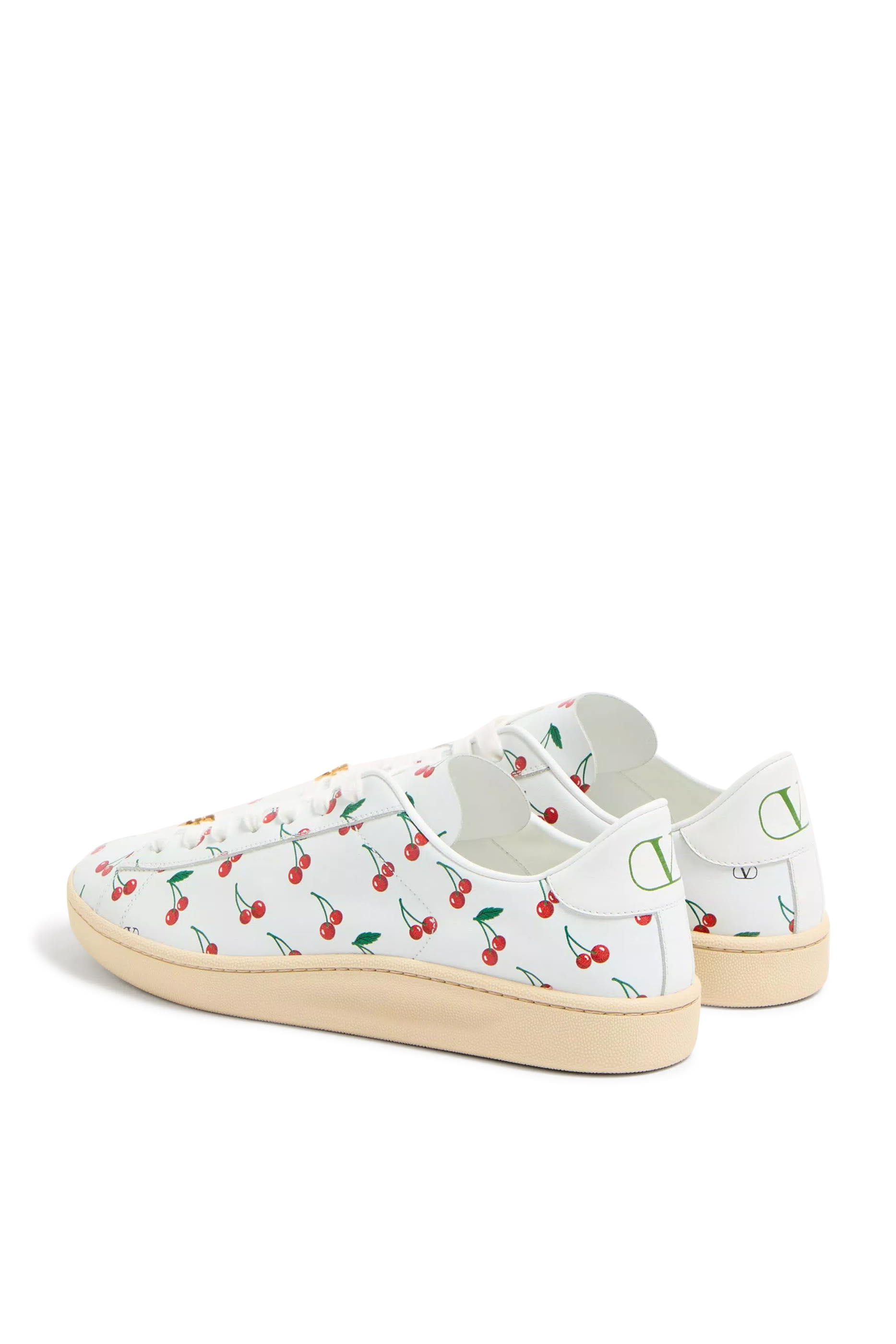 Royco Nappa Calfskin Sneakers with Cherryfic Pattern