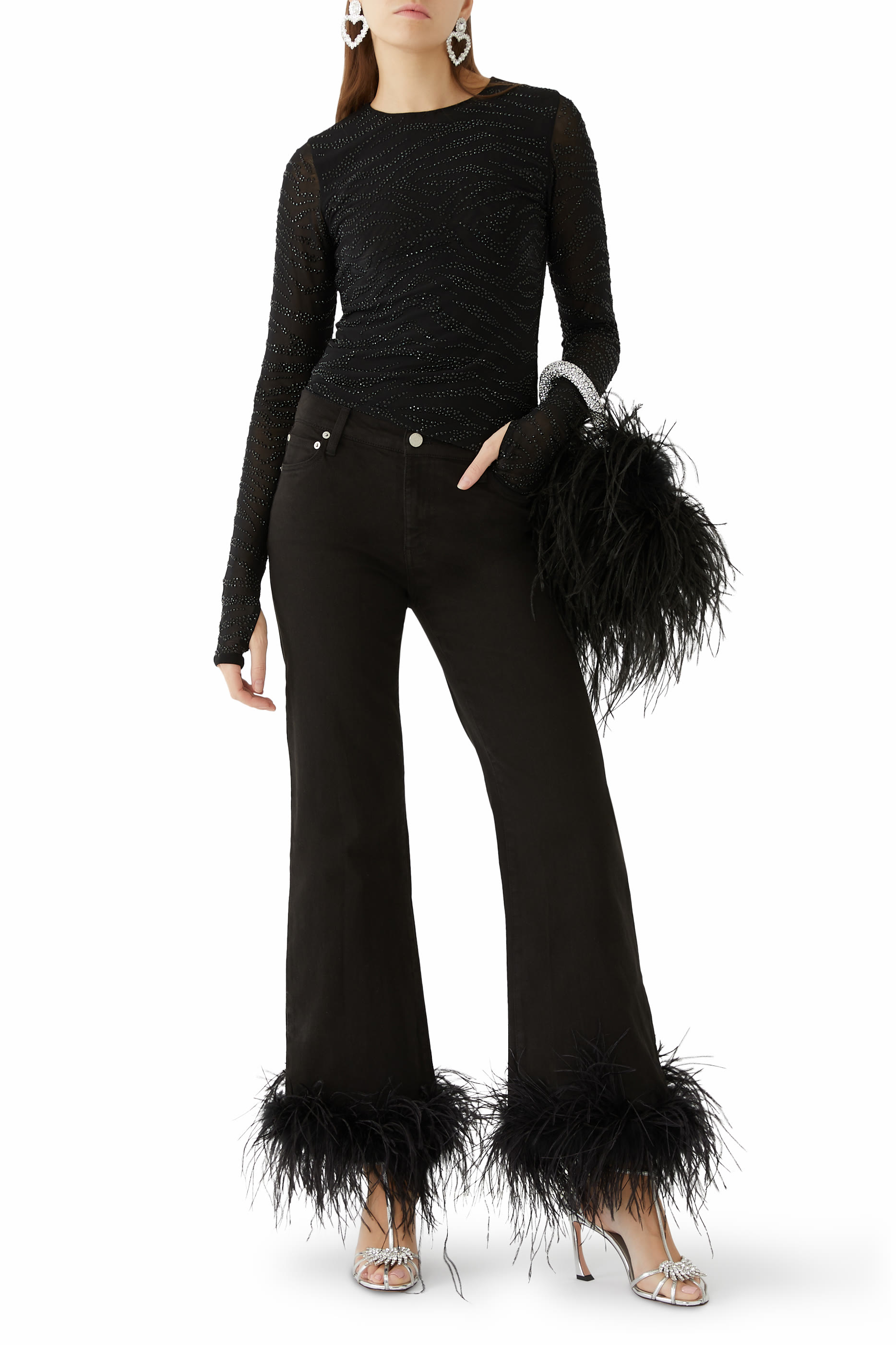 Delaina Embellished Top