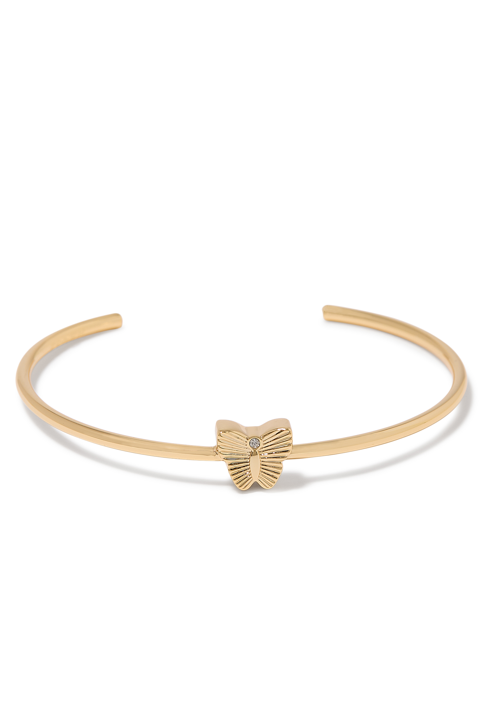 Butterfly Thin Cuff Bracelet