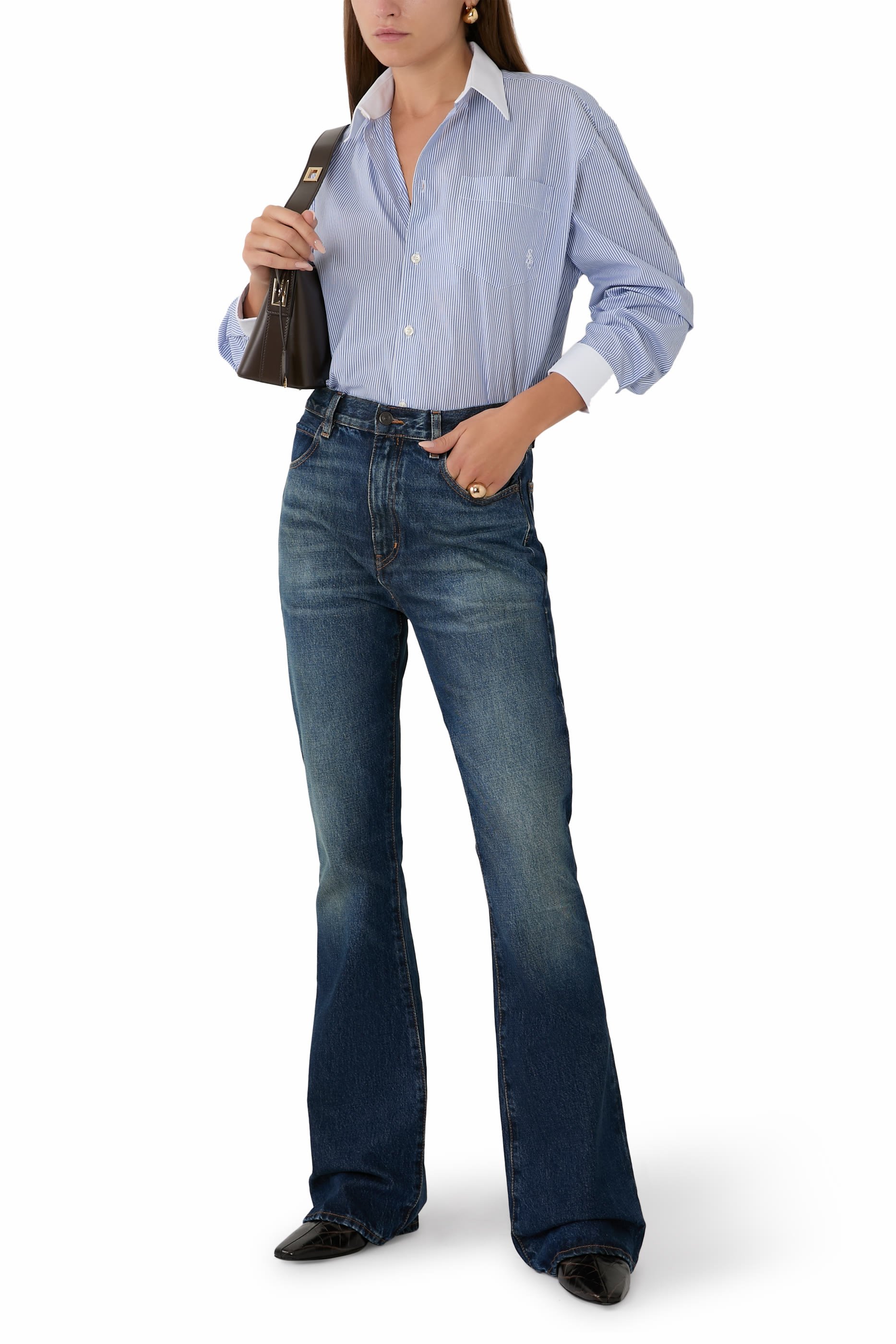 Striped Collared Shirt